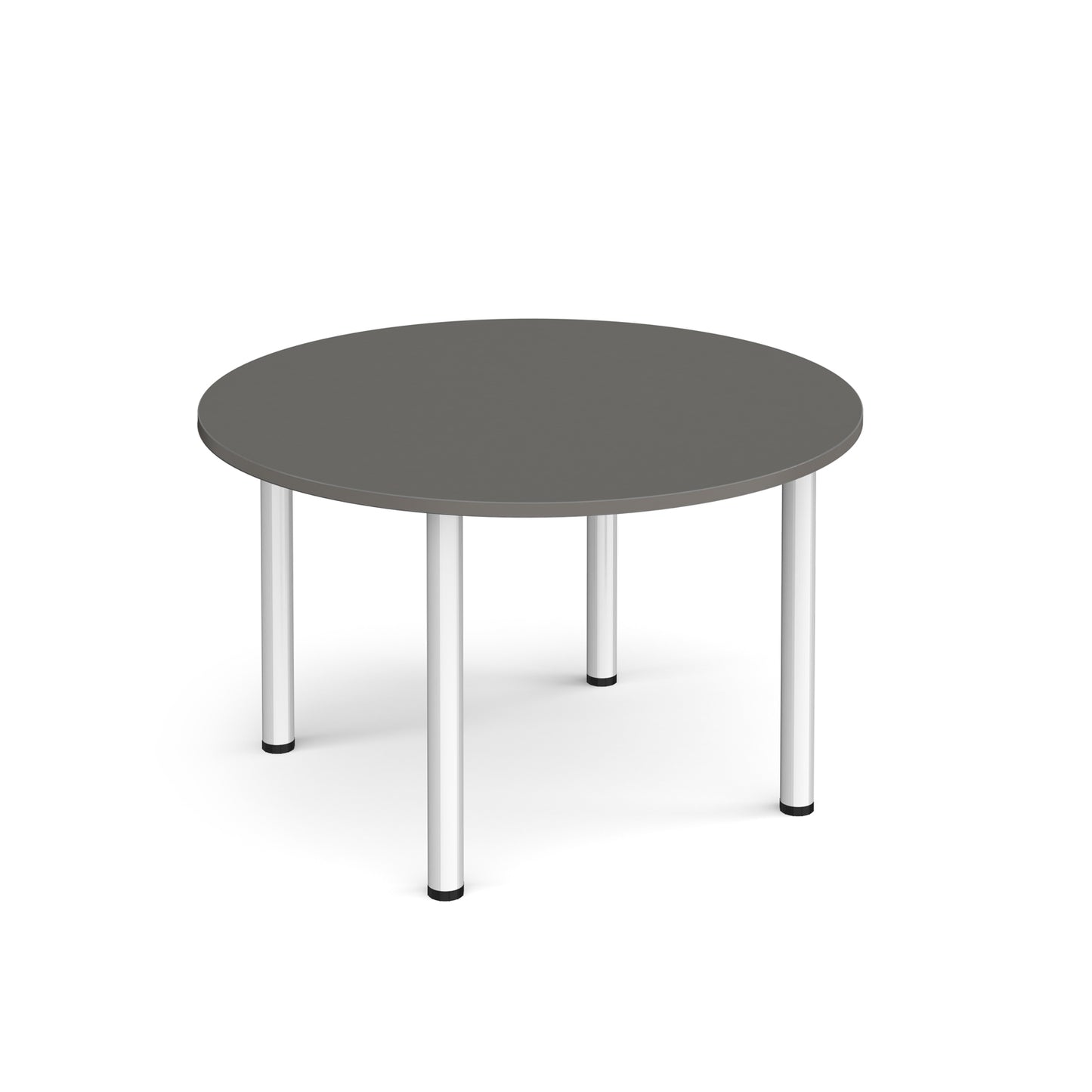 Circular radial leg meeting table