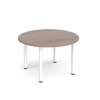 Circular radial leg meeting table
