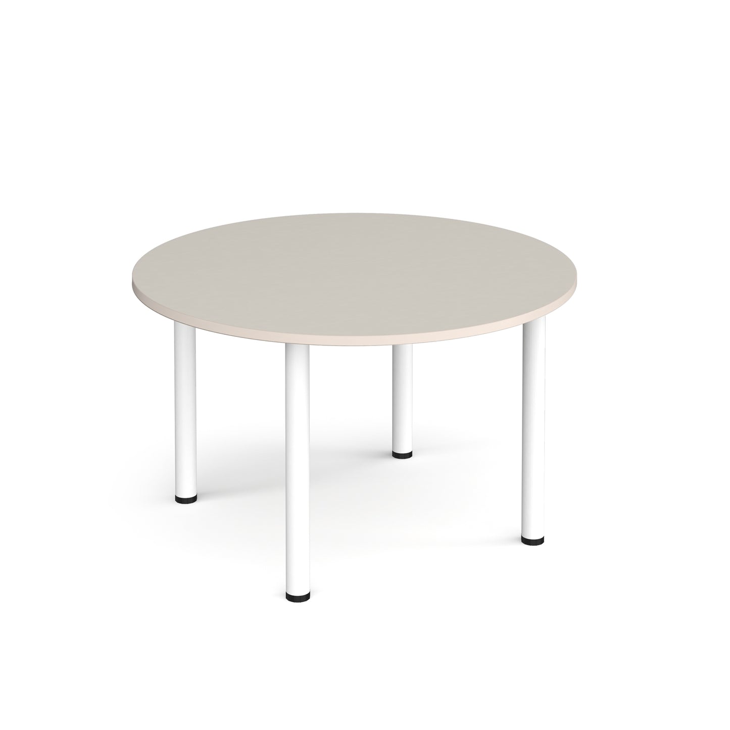 Circular radial leg meeting table