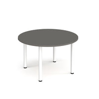 Circular radial leg meeting table