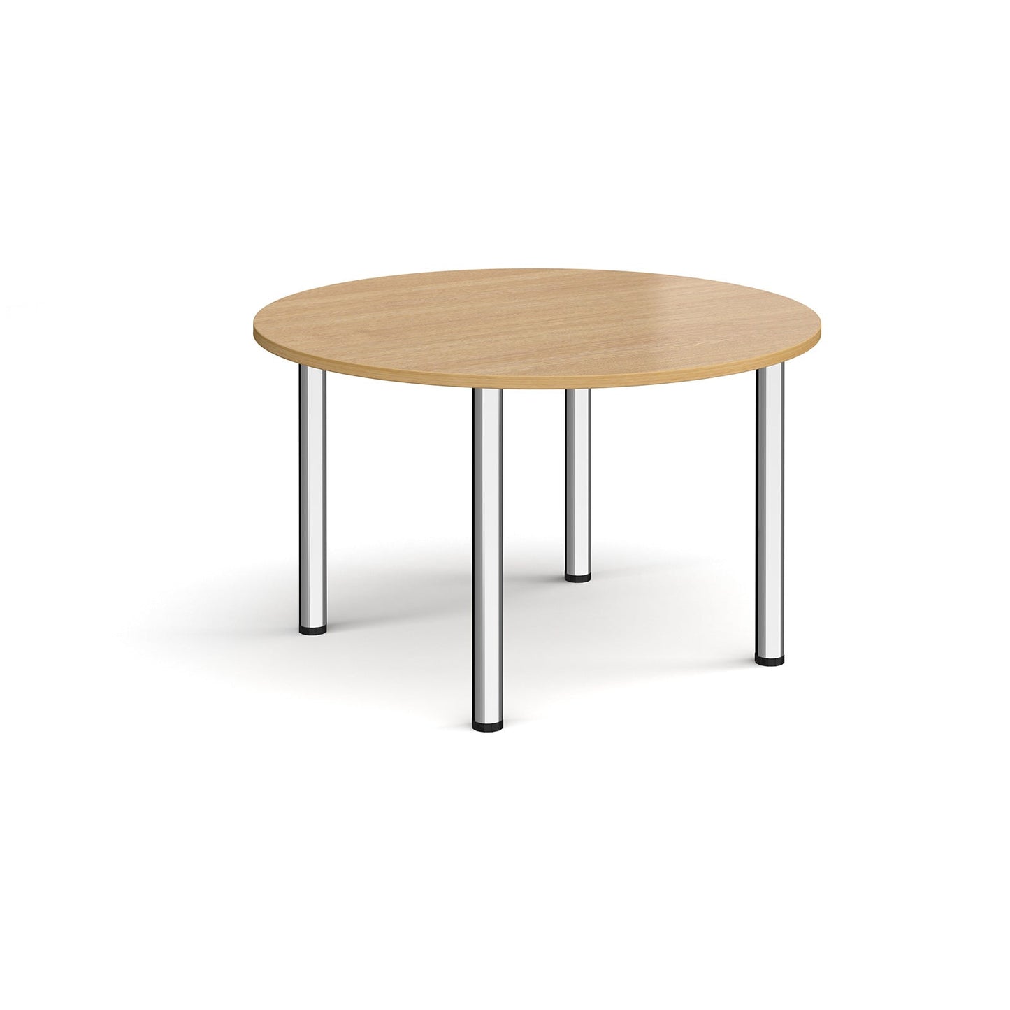 Circular radial leg meeting table