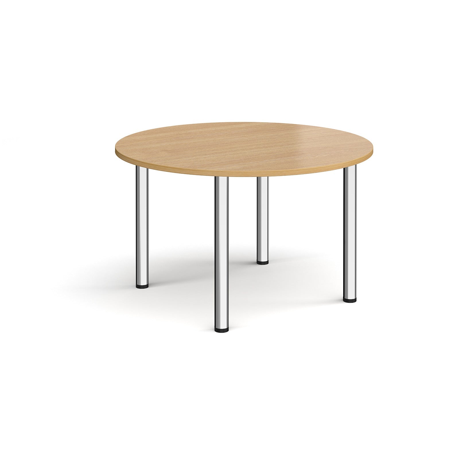 Circular radial leg meeting table
