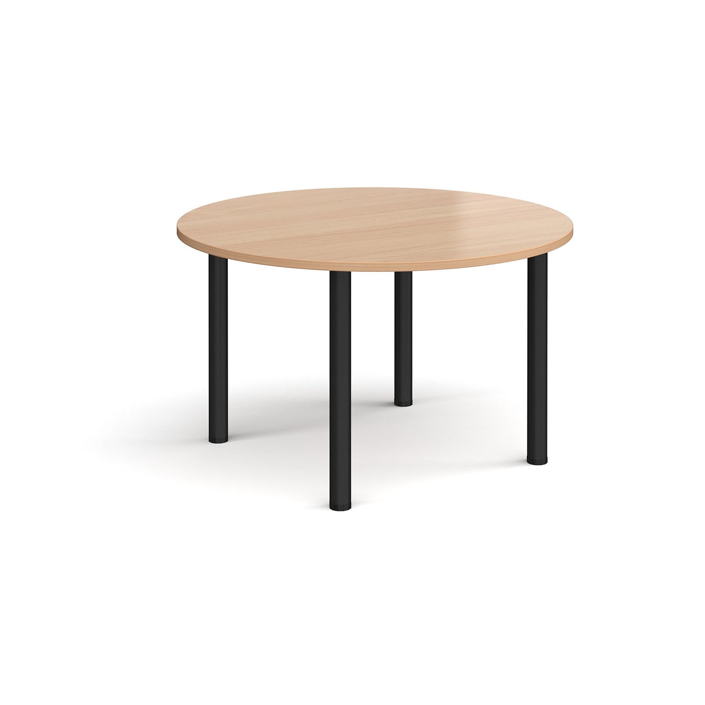 Circular radial leg meeting table