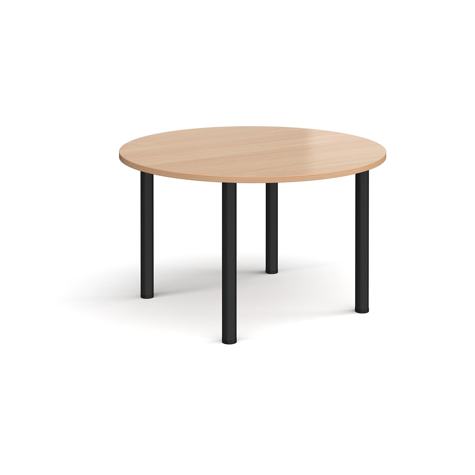 Circular radial leg meeting table