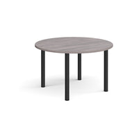 Circular radial leg meeting table