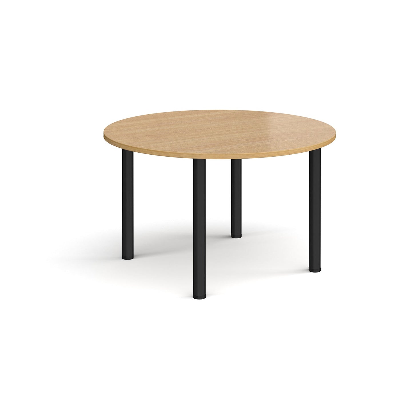 Circular radial leg meeting table