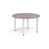 Circular radial leg meeting table