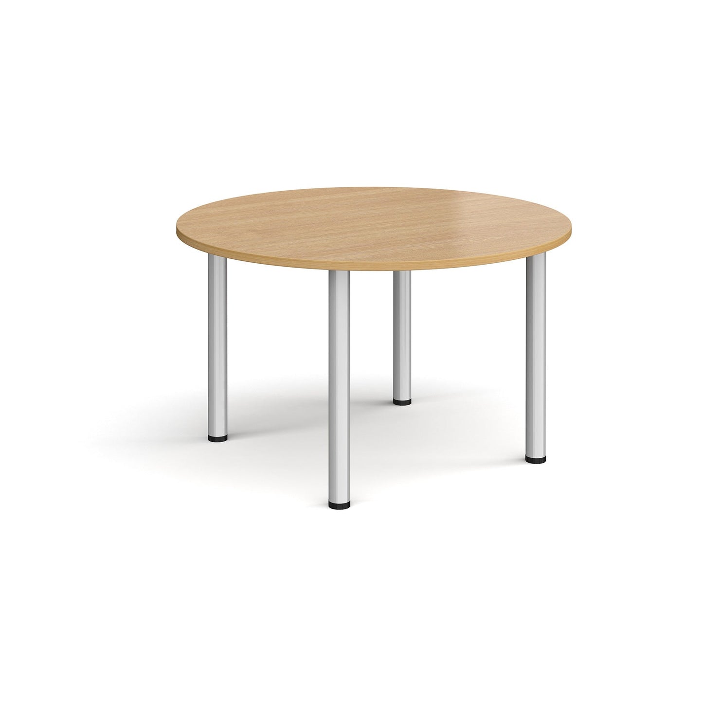 Circular radial leg meeting table
