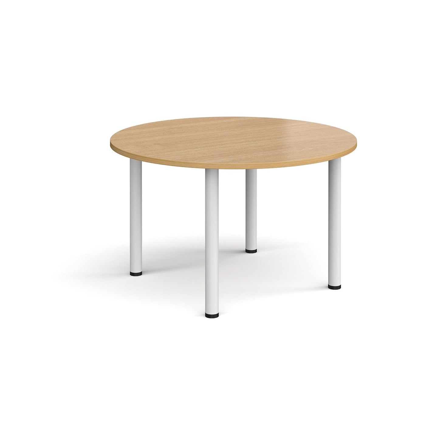 Circular radial leg meeting table