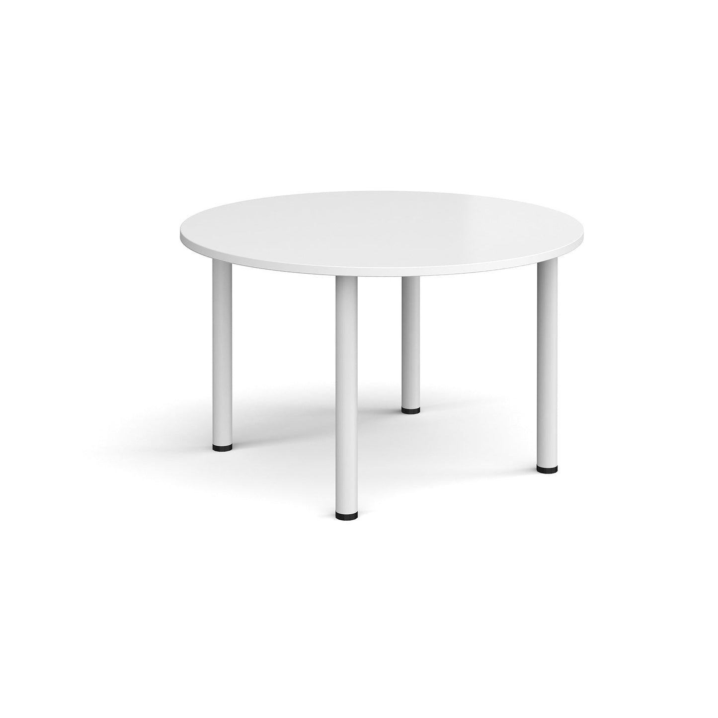 Circular radial leg meeting table