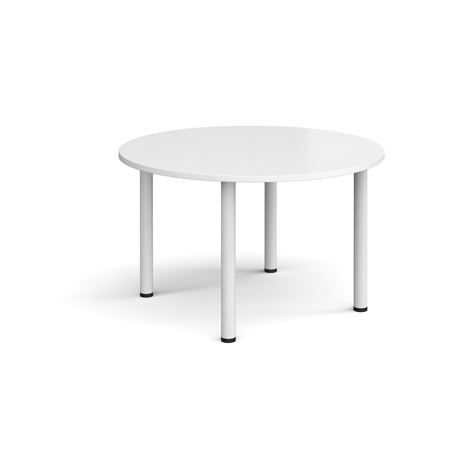 Circular radial leg meeting table