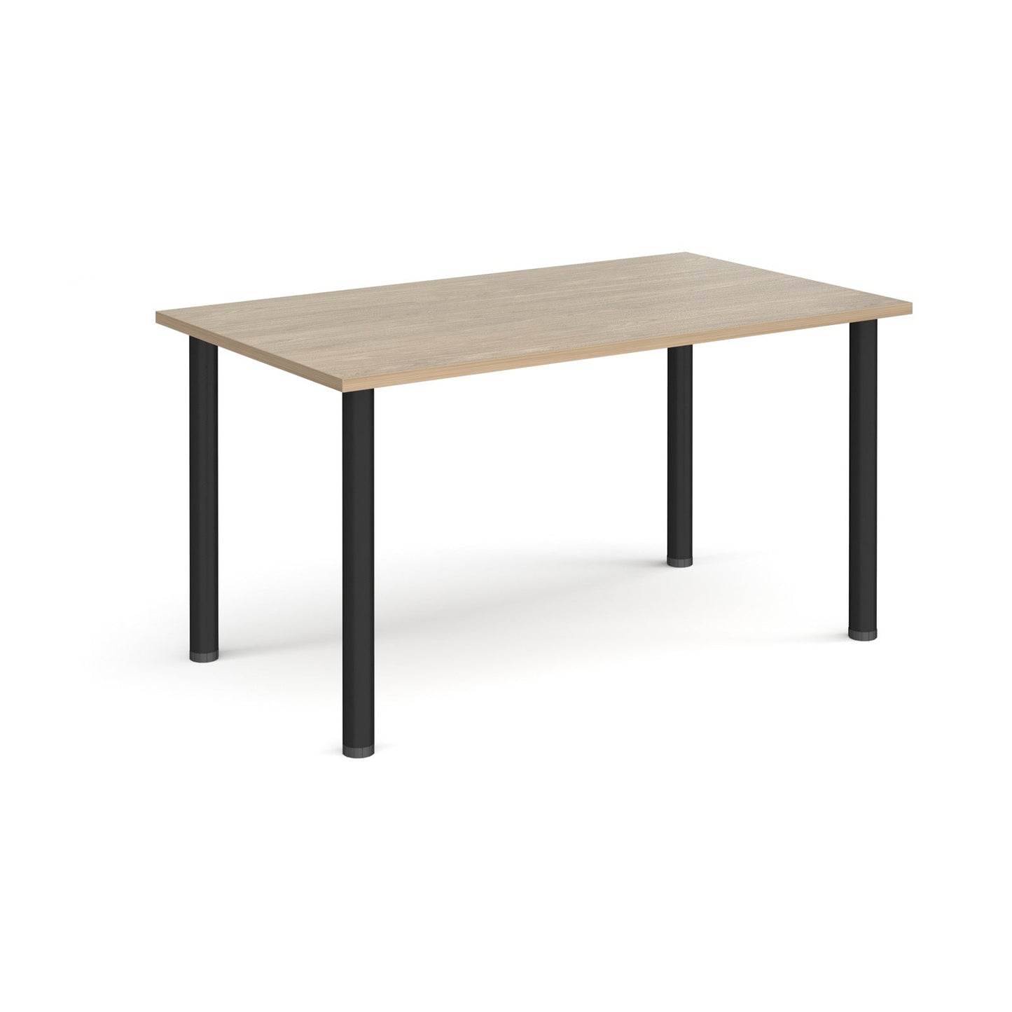 Rectangular radial leg meeting table