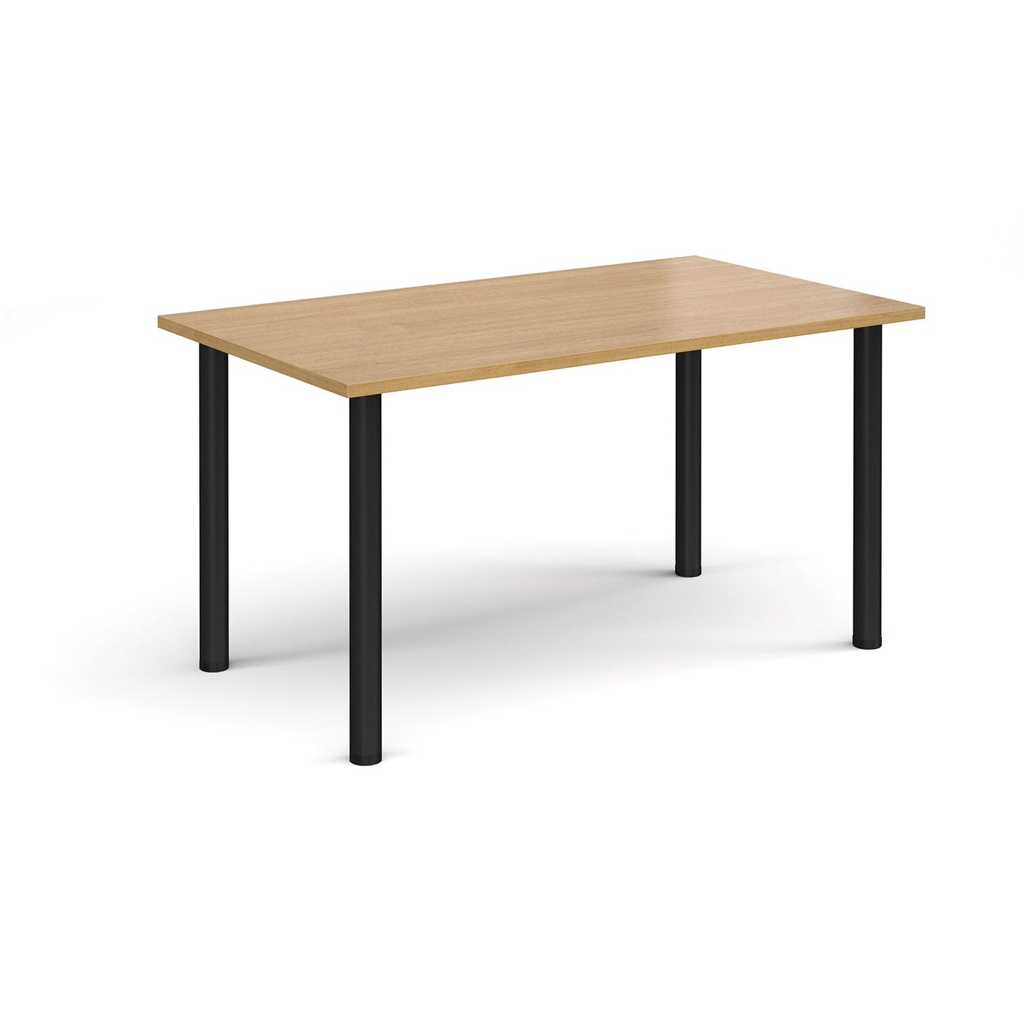 Rectangular radial leg meeting table