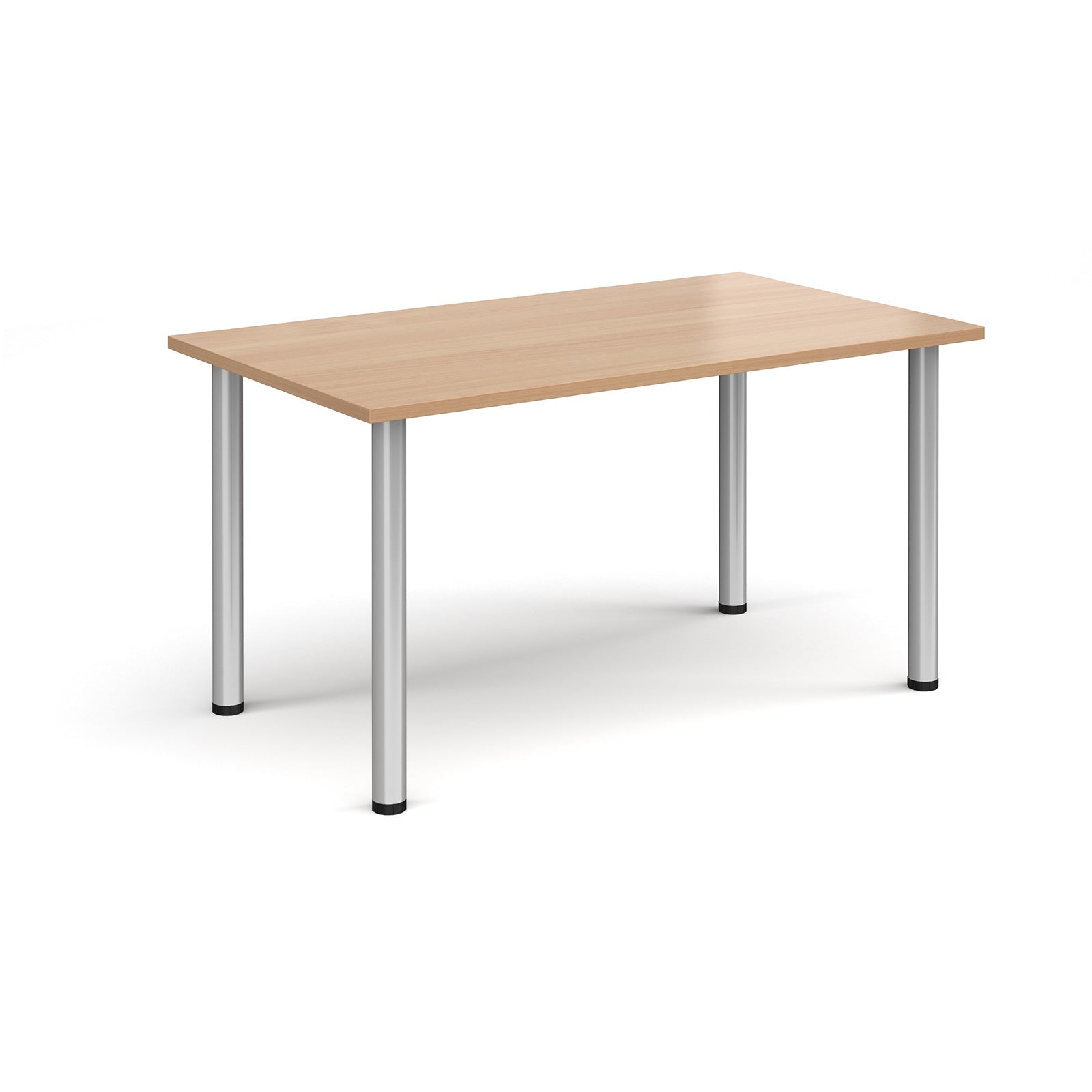 Rectangular radial leg meeting table