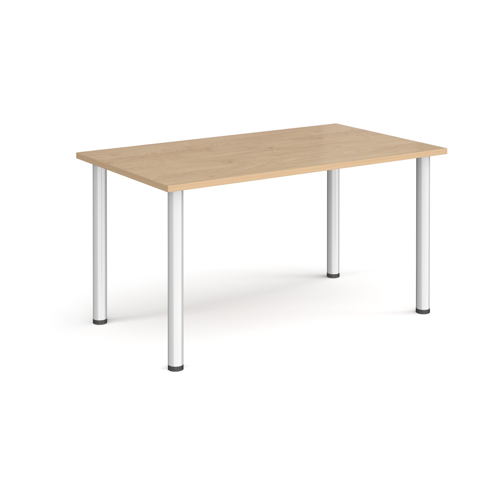 Rectangular radial leg meeting table