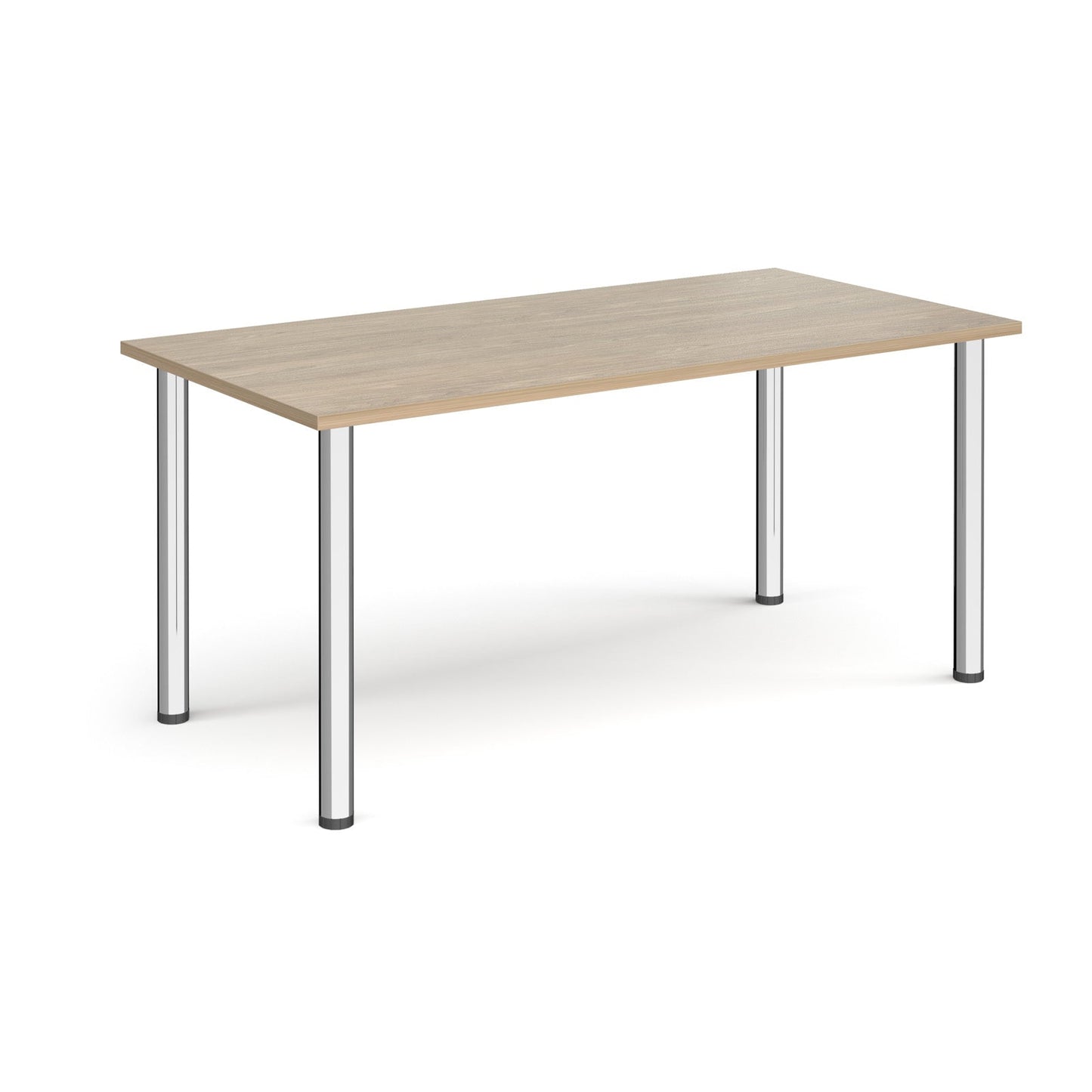 Rectangular radial leg meeting table