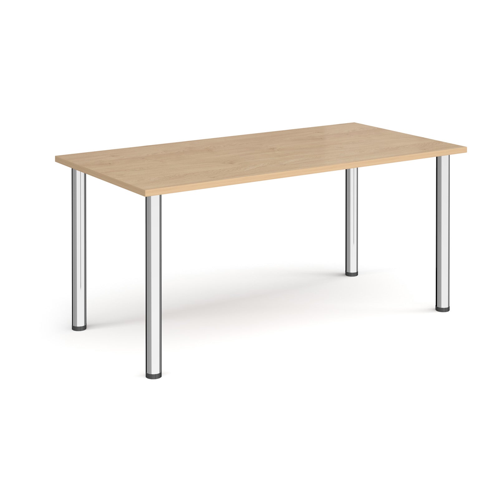 Rectangular radial leg meeting table