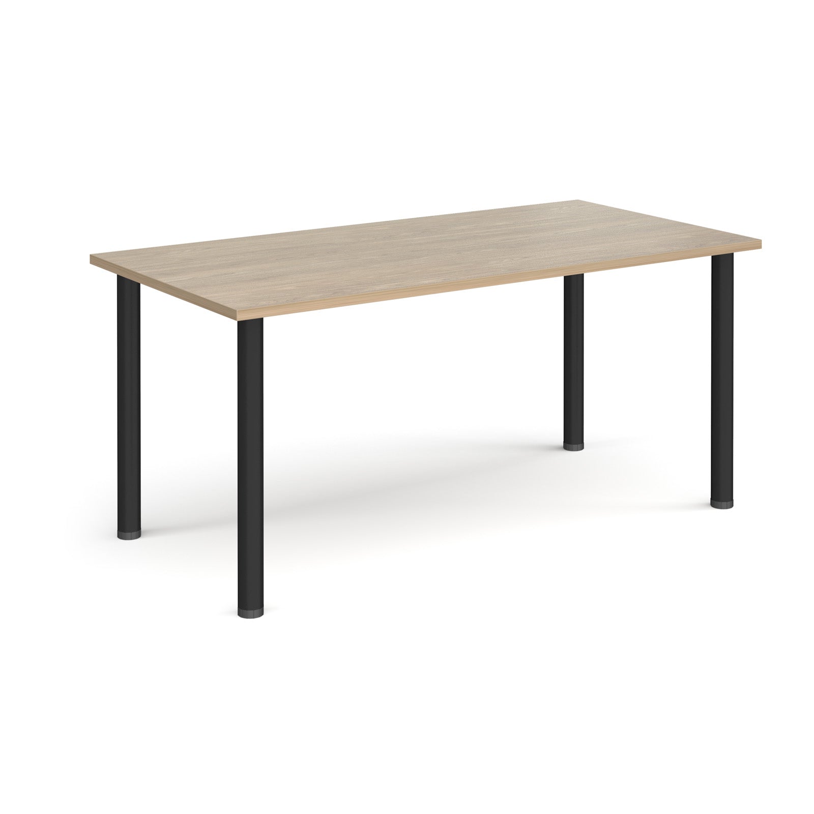 Rectangular radial leg meeting table