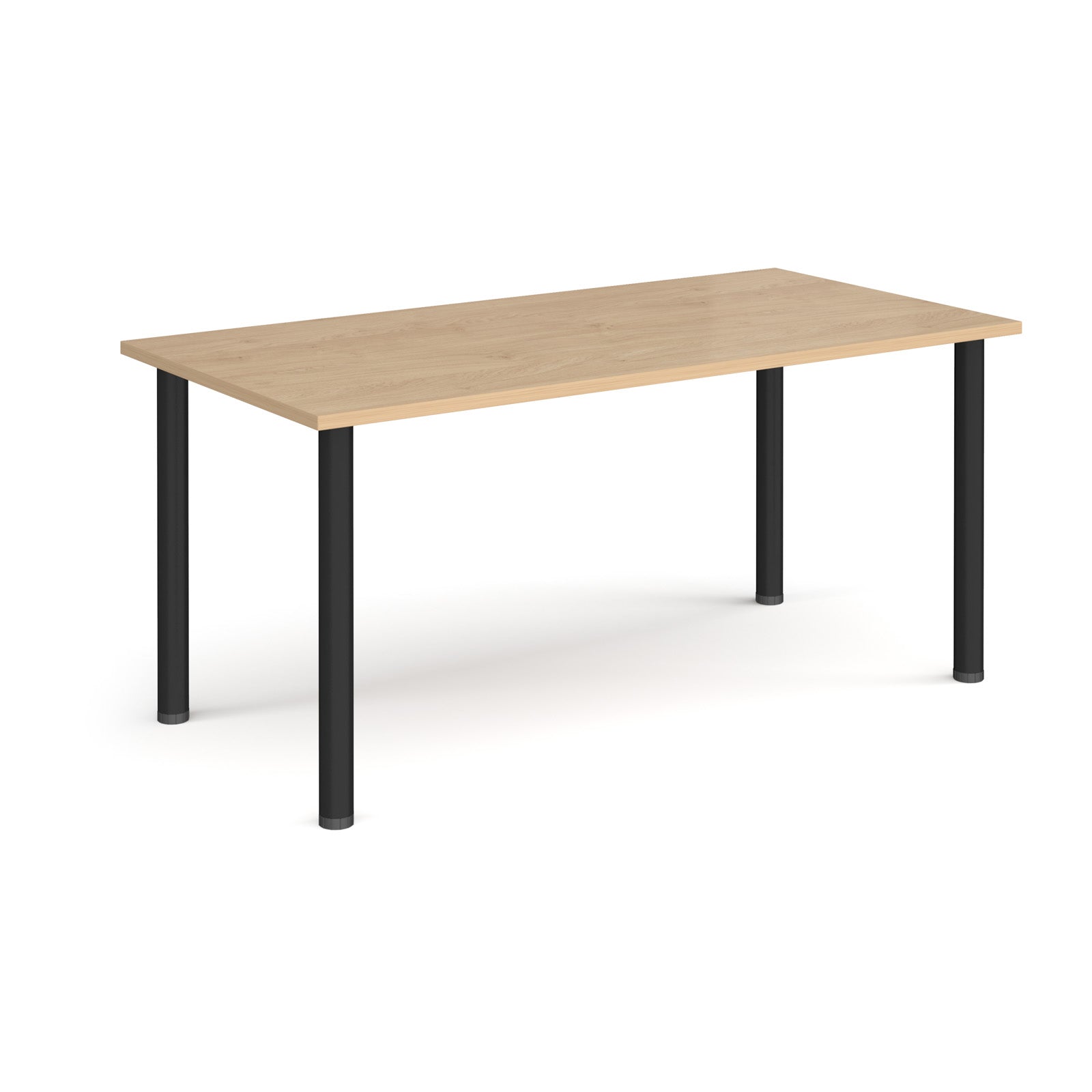 Rectangular radial leg meeting table