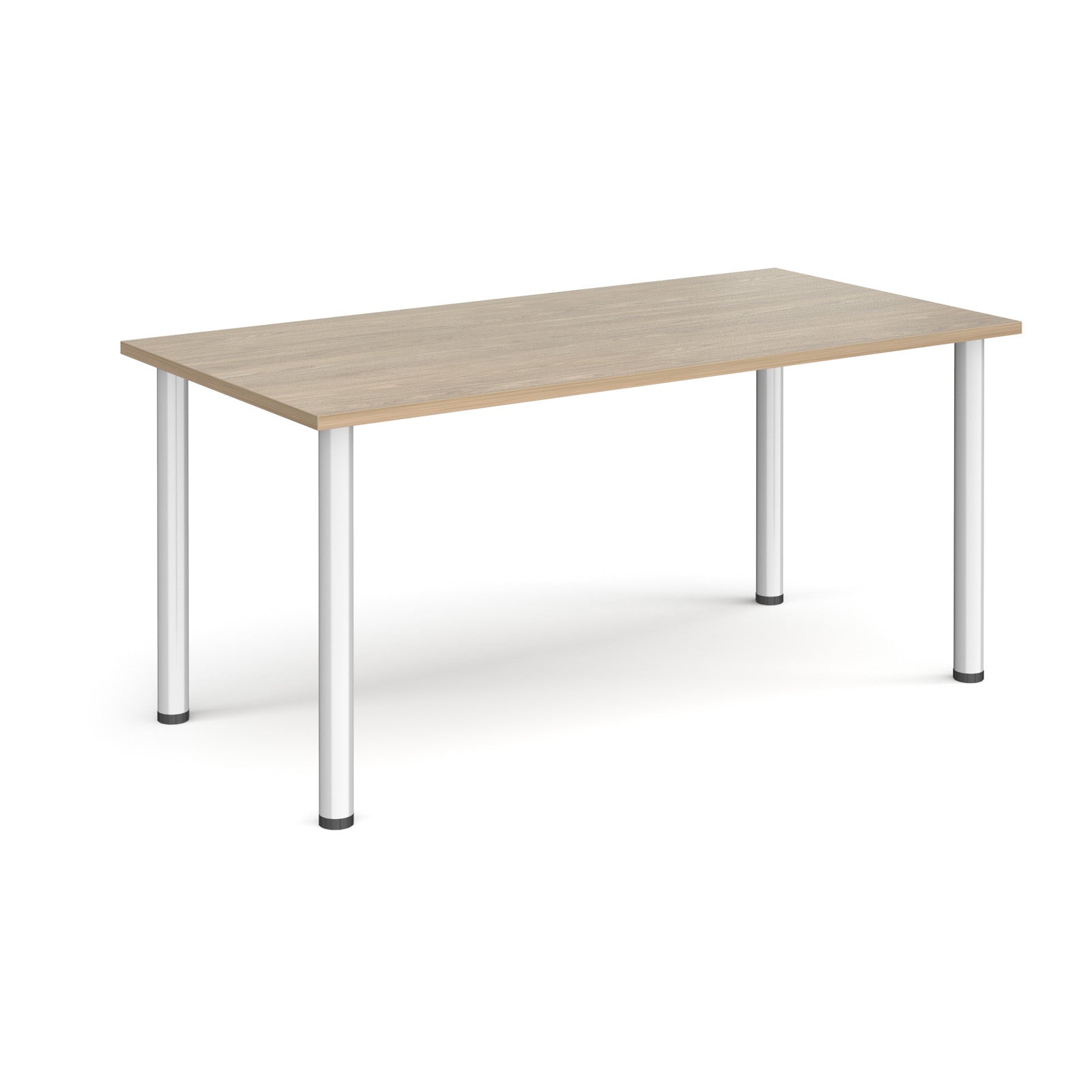 Rectangular radial leg meeting table