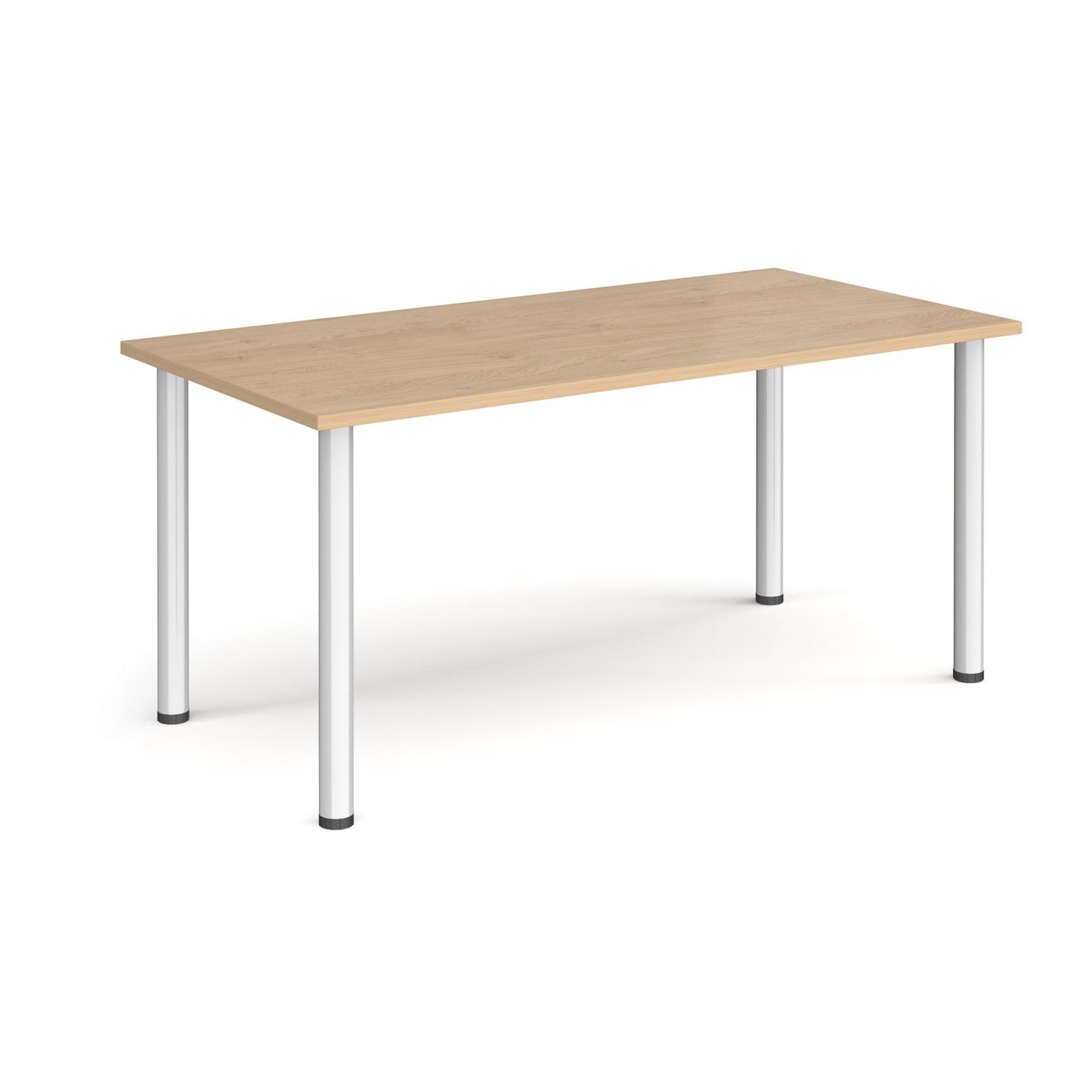 Rectangular radial leg meeting table