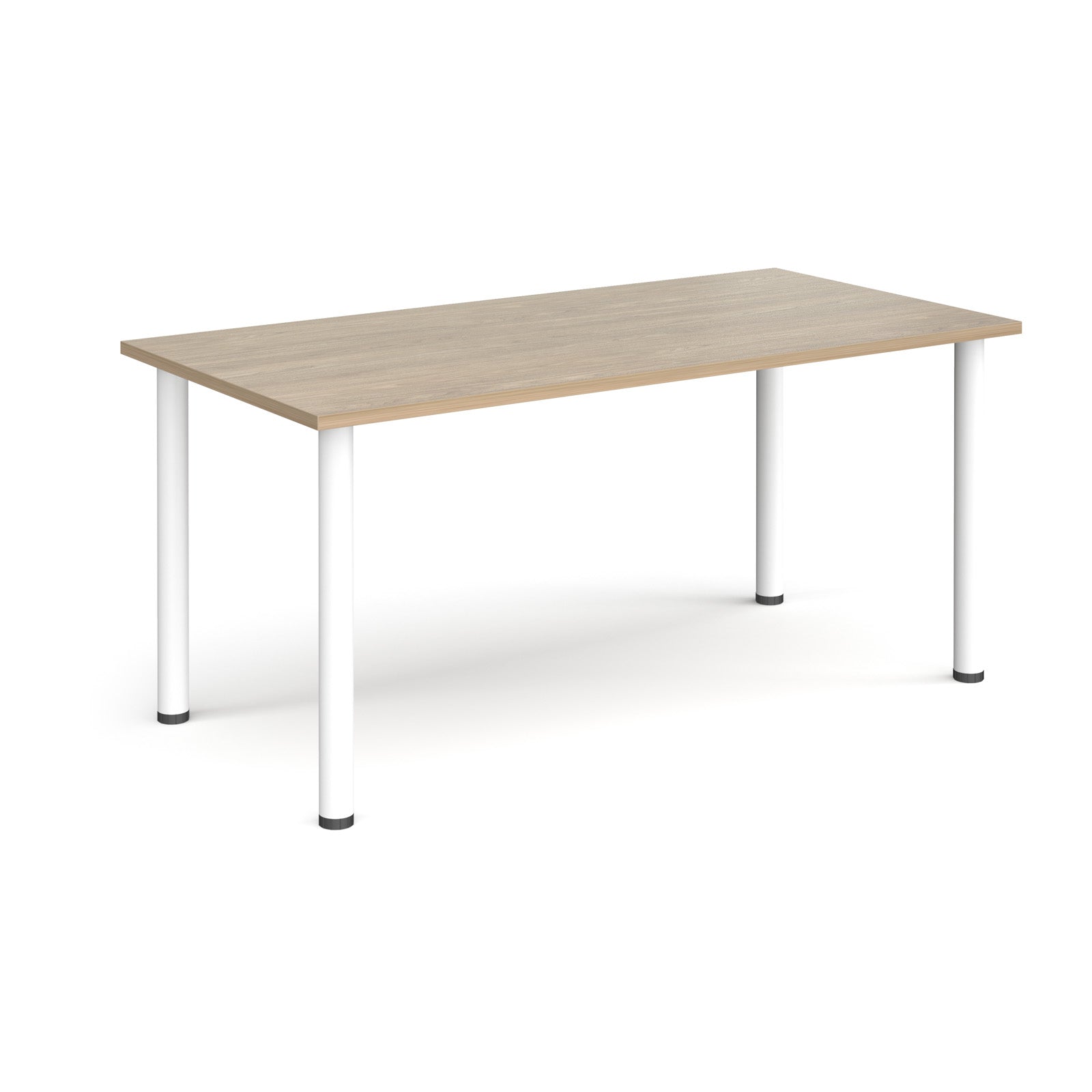 Rectangular radial leg meeting table