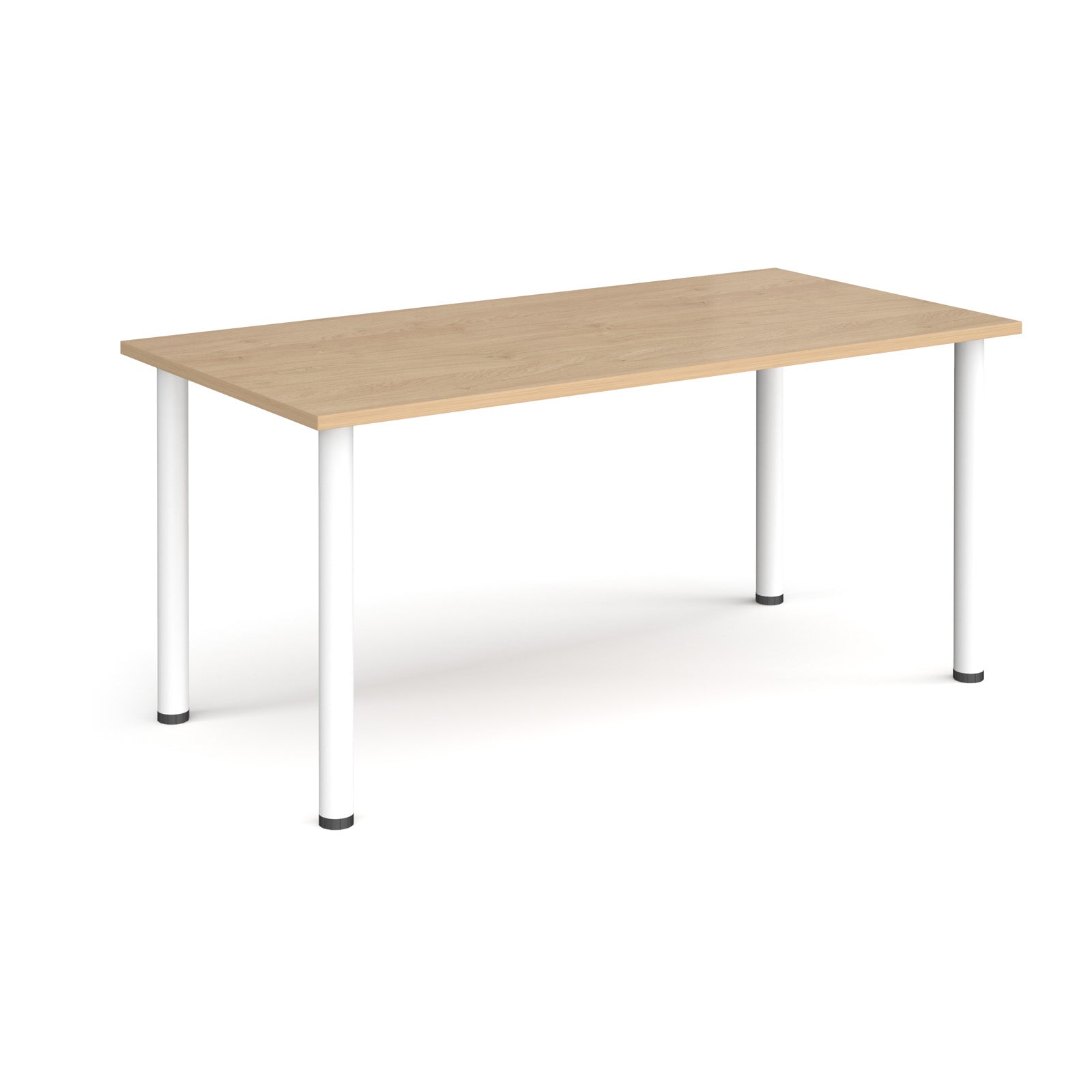 Rectangular radial leg meeting table