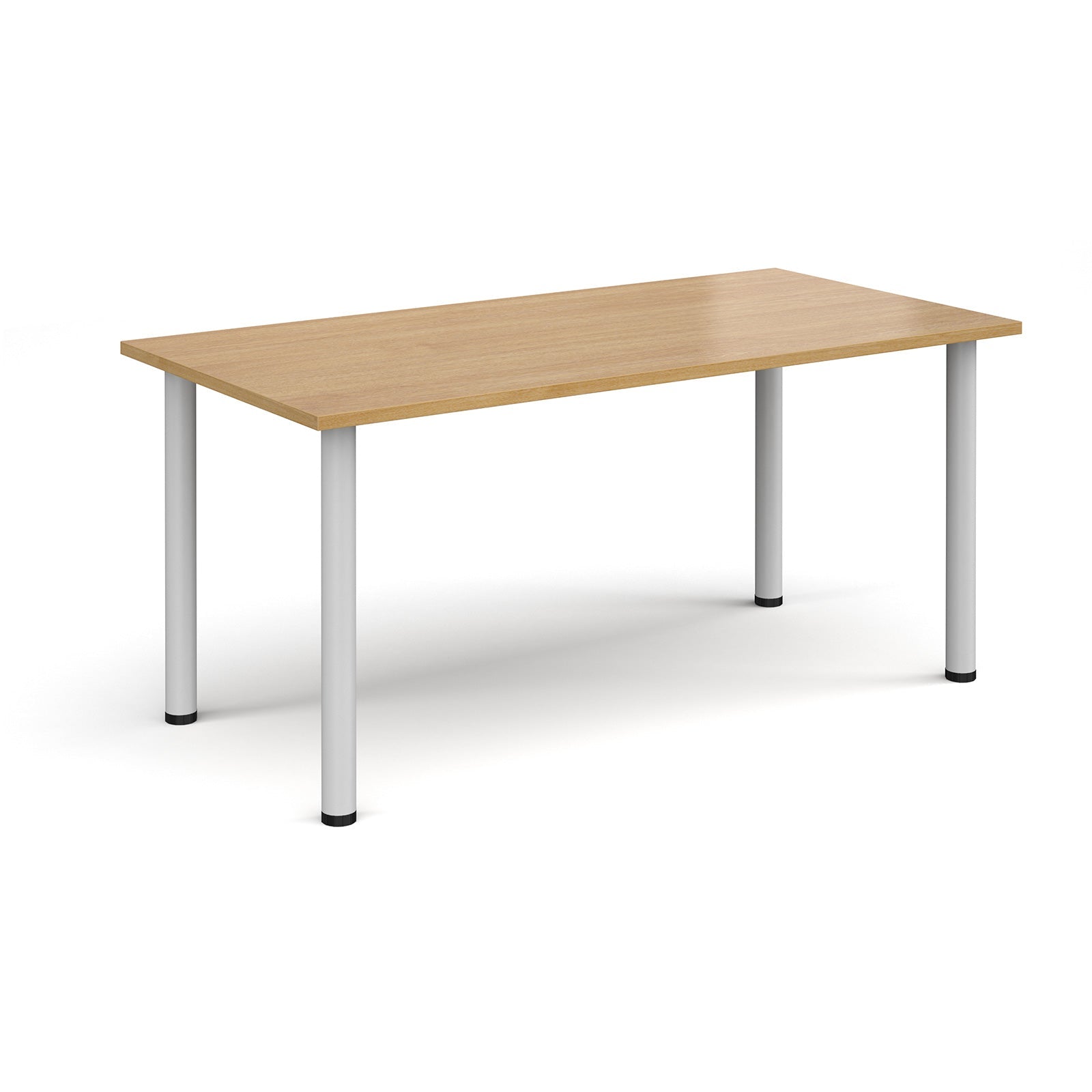 Rectangular radial leg meeting table