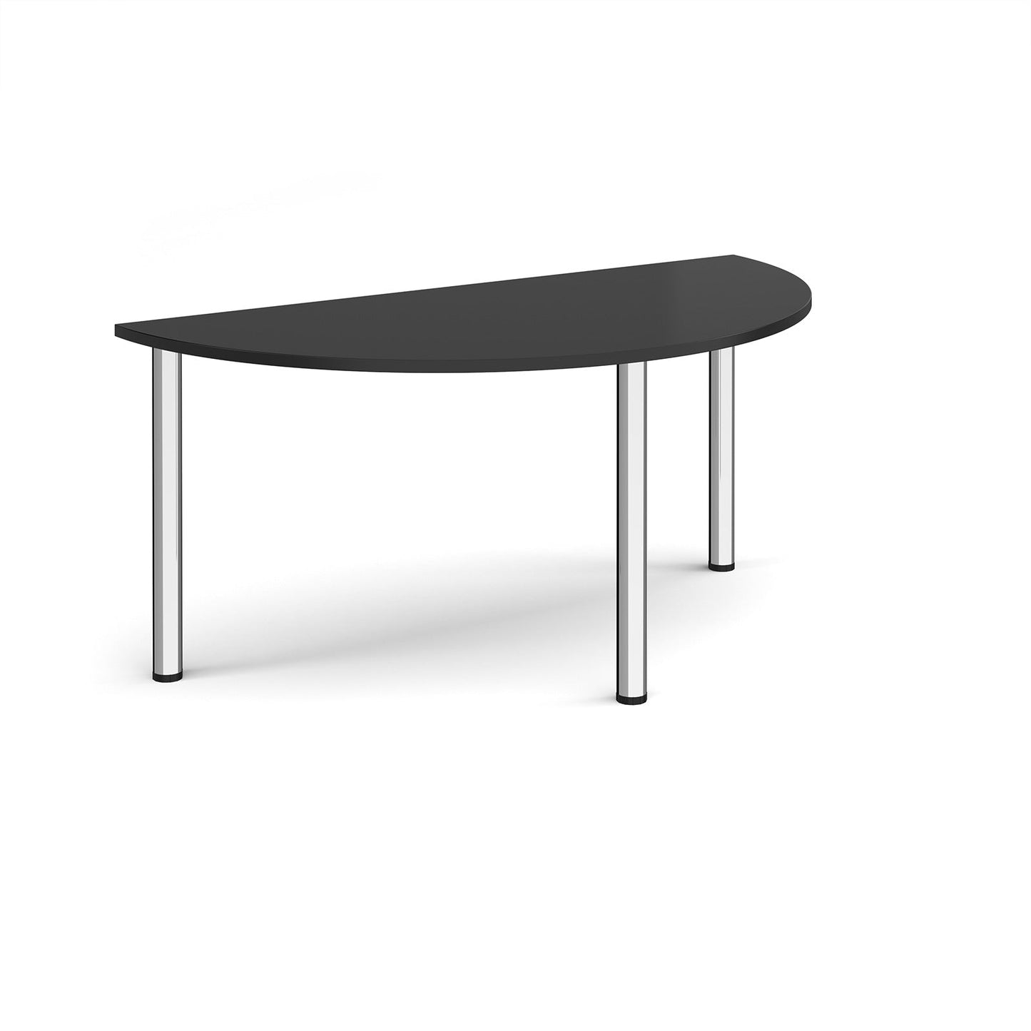Semi circular radial leg meeting table