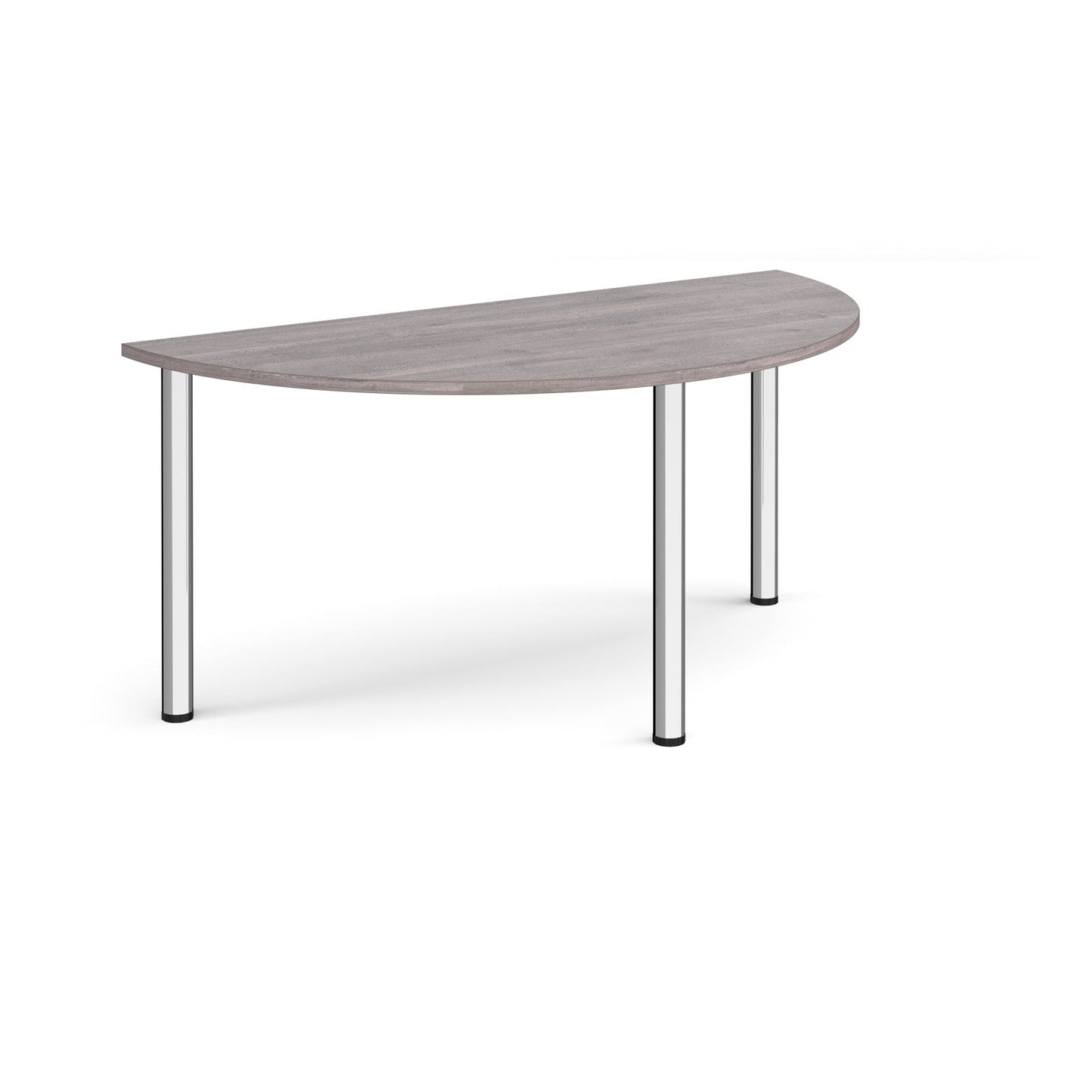Semi circular radial leg meeting table