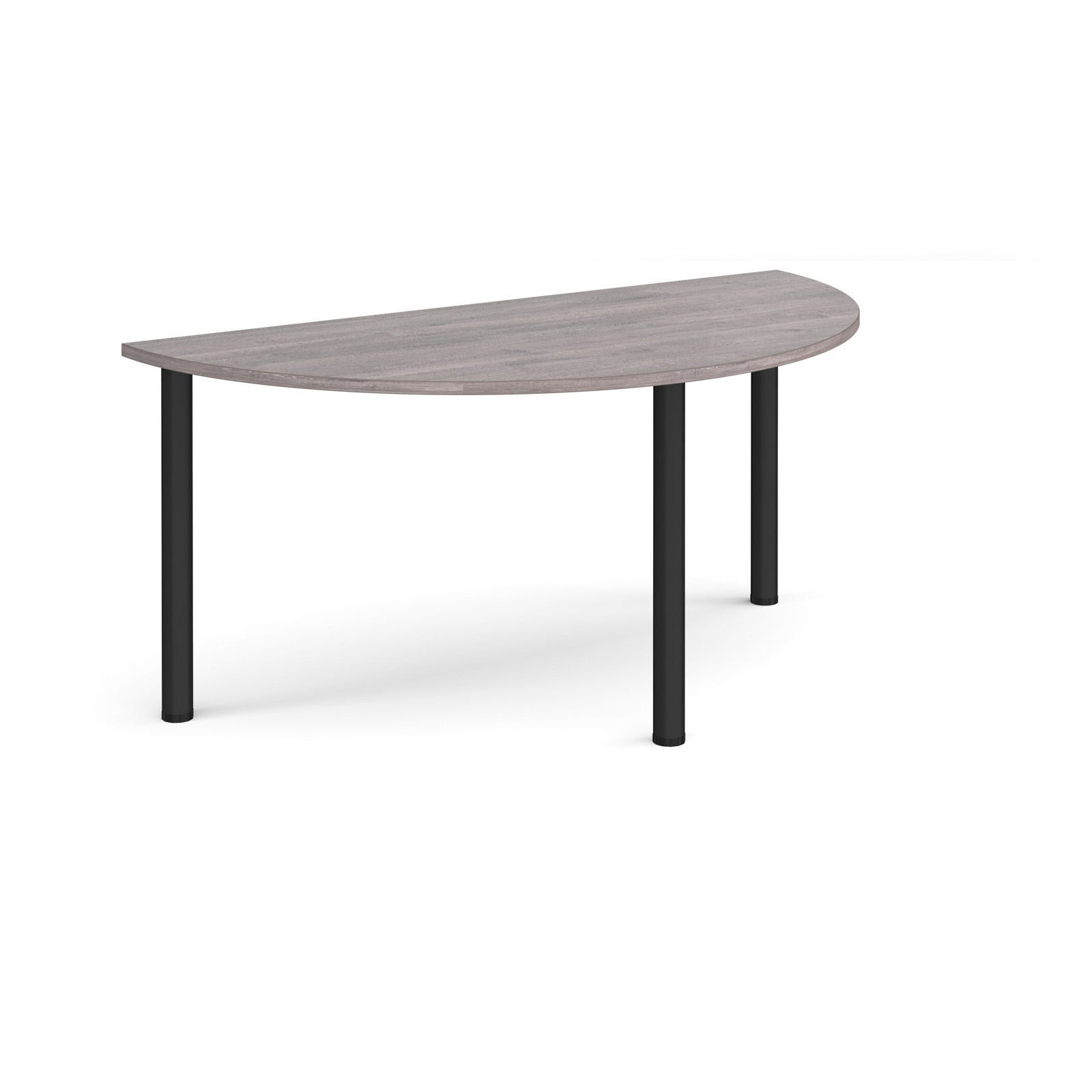 Semi circular radial leg meeting table