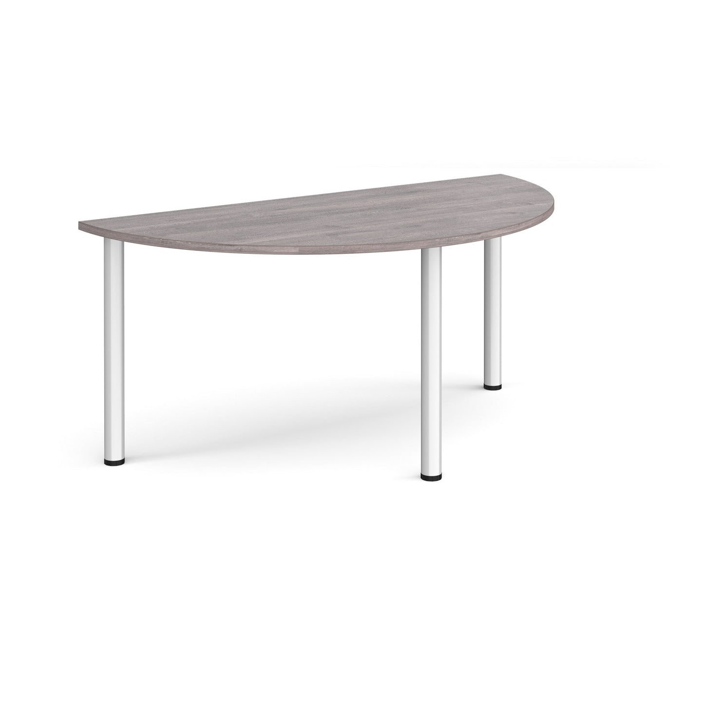 Semi circular radial leg meeting table
