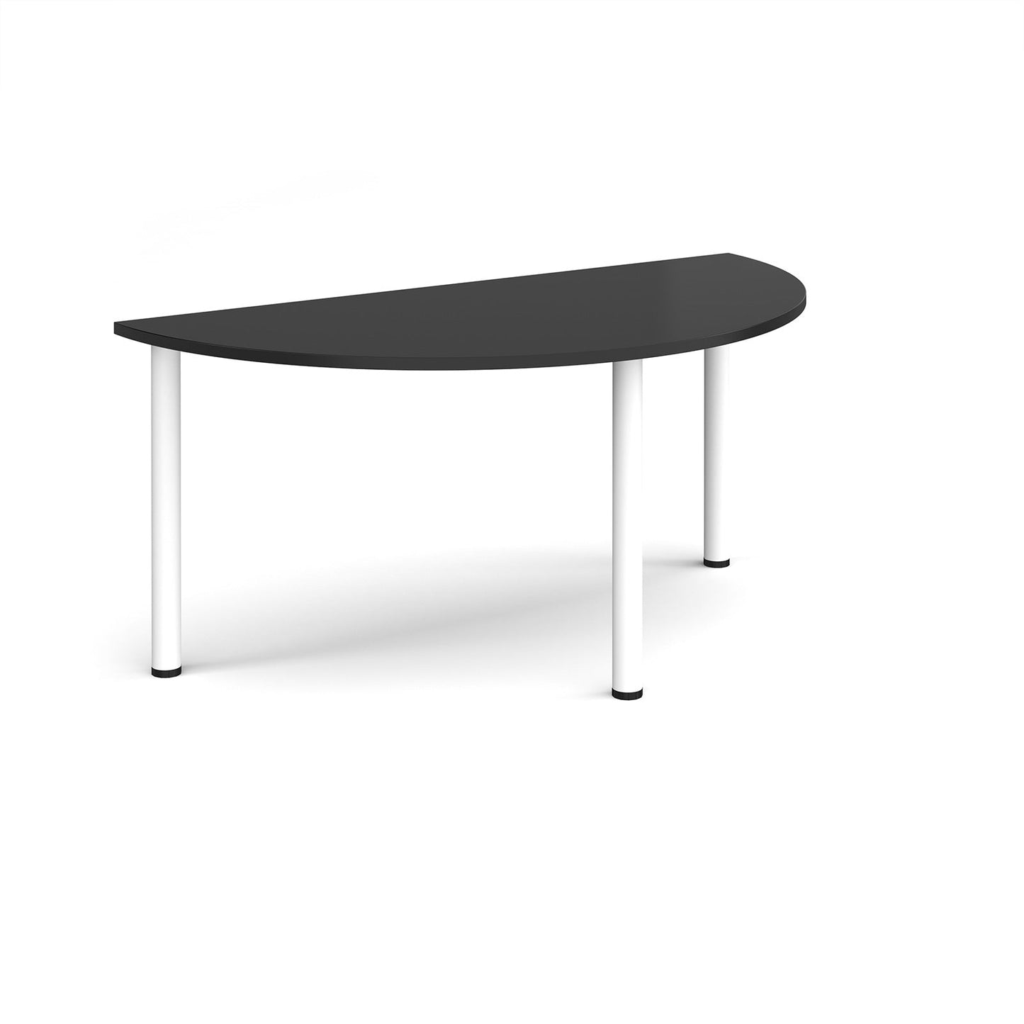 Semi circular radial leg meeting table