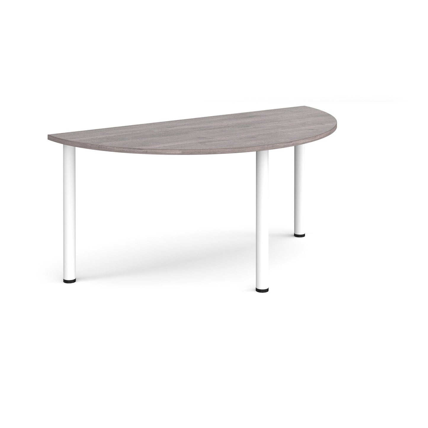 Semi circular radial leg meeting table