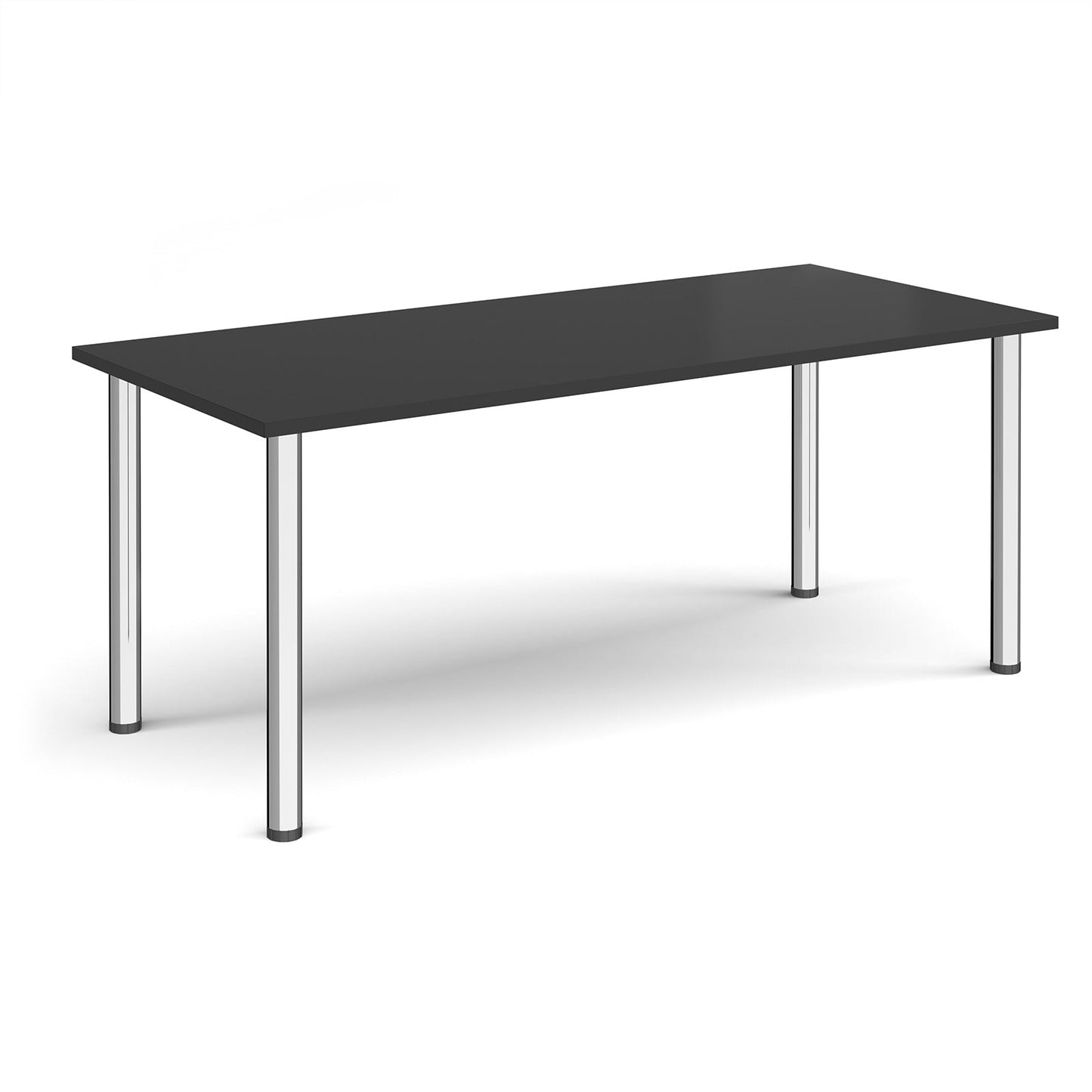 Rectangular radial leg meeting table