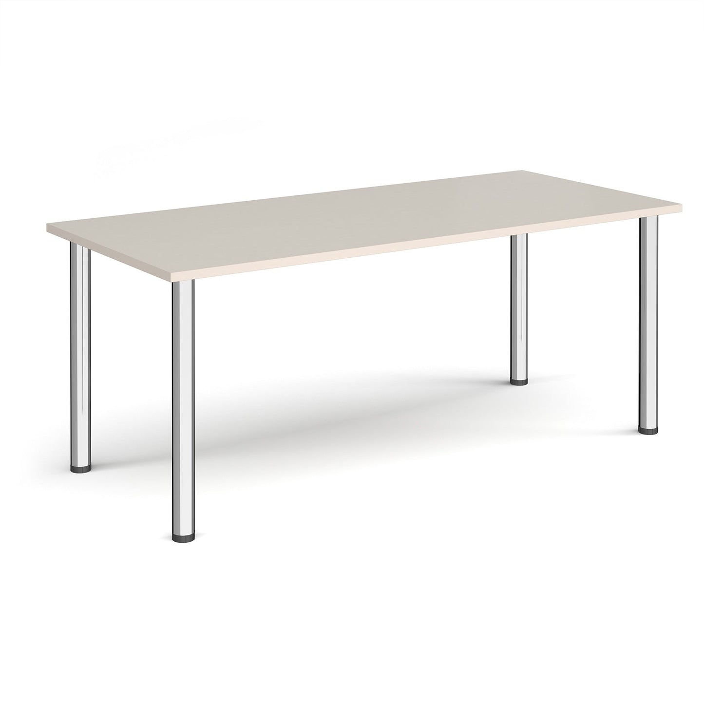 Rectangular radial leg meeting table
