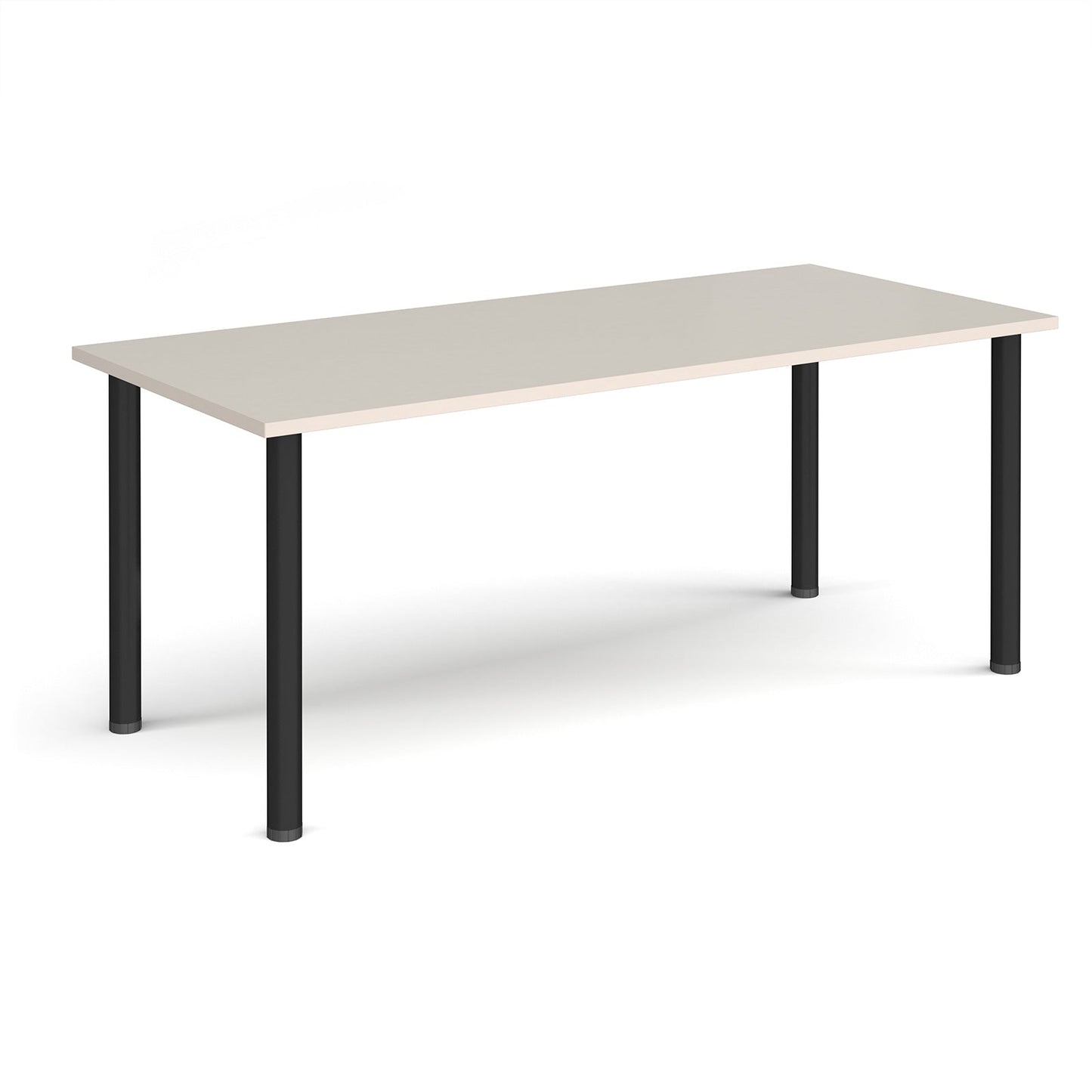 Rectangular radial leg meeting table