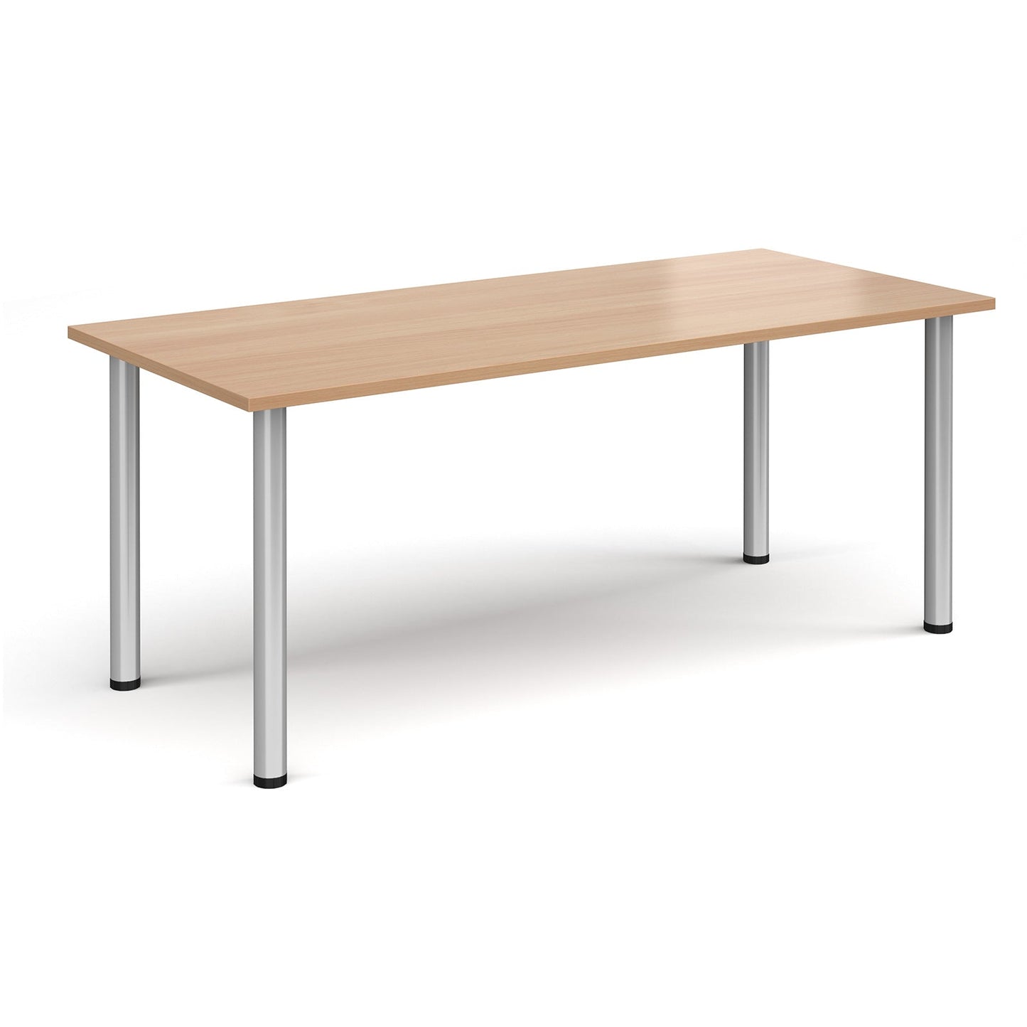 Rectangular radial leg meeting table