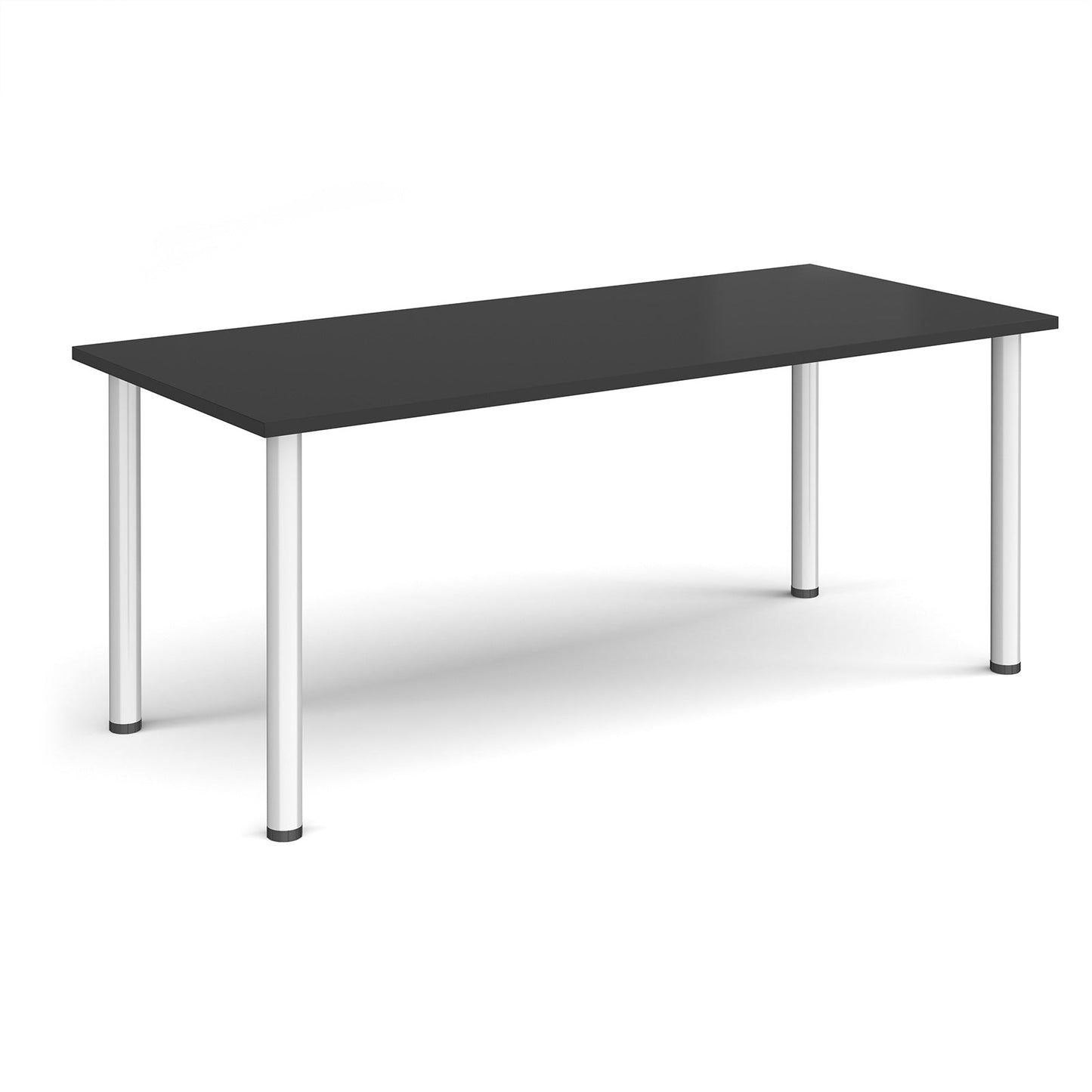 Rectangular radial leg meeting table