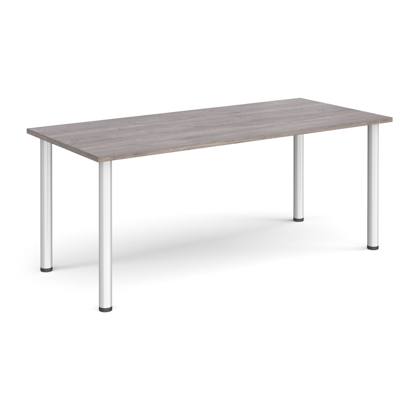Rectangular radial leg meeting table