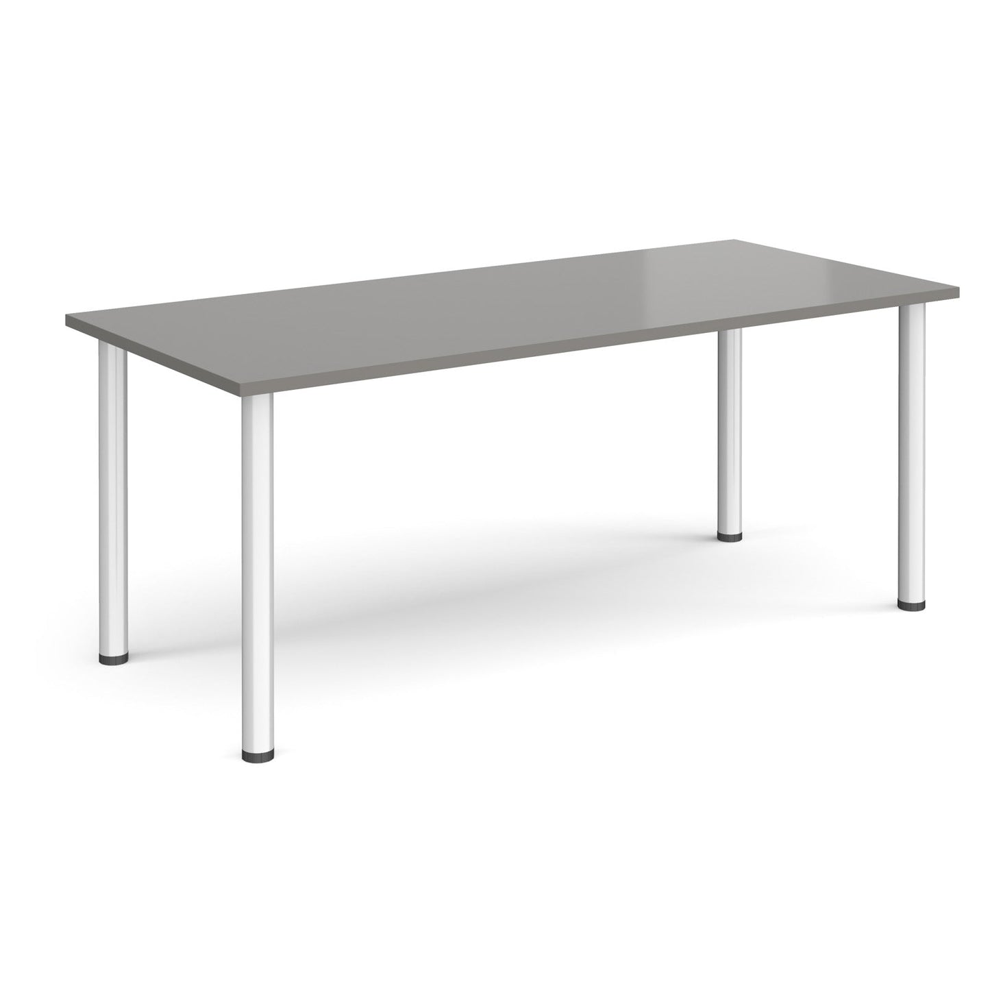 Rectangular radial leg meeting table