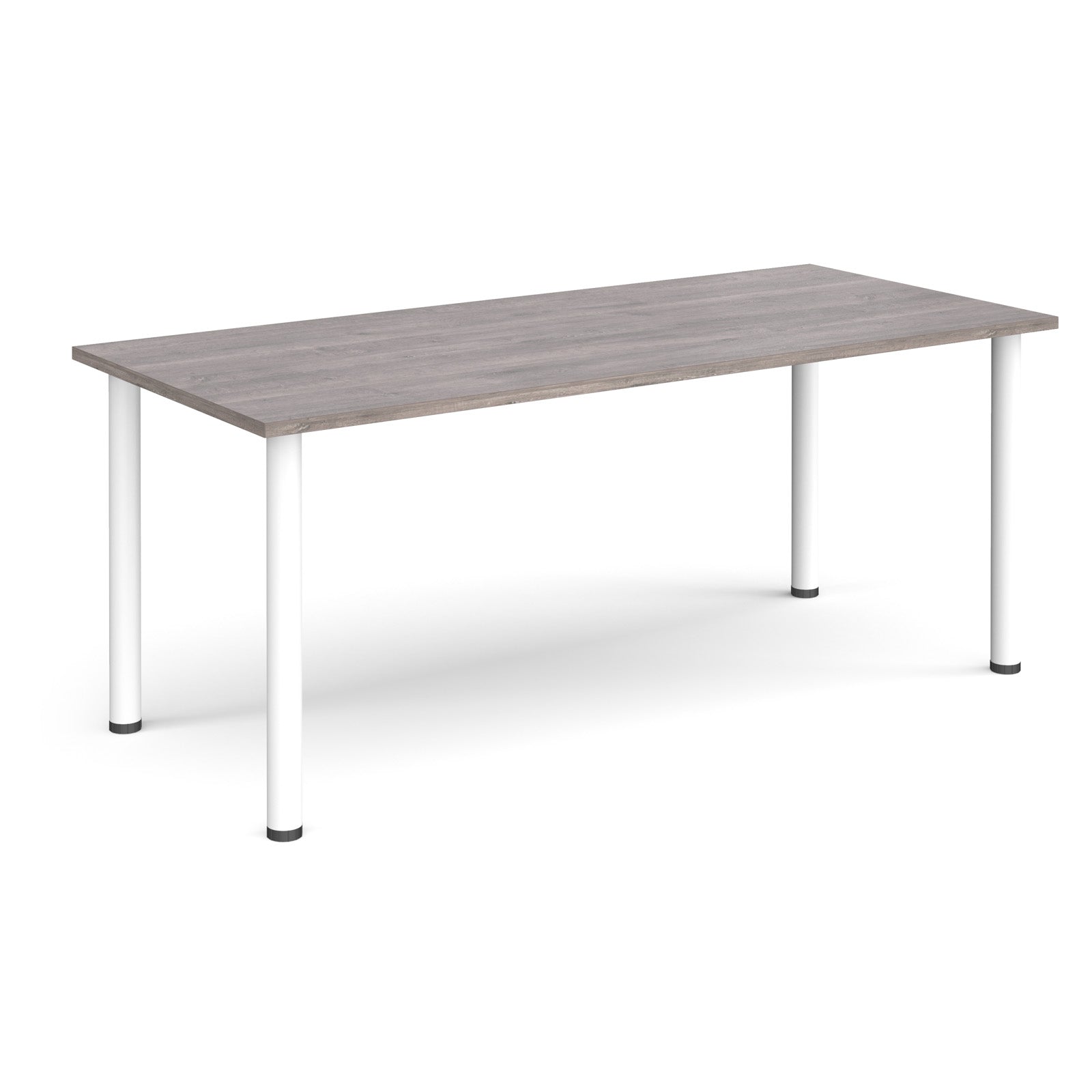 Rectangular radial leg meeting table