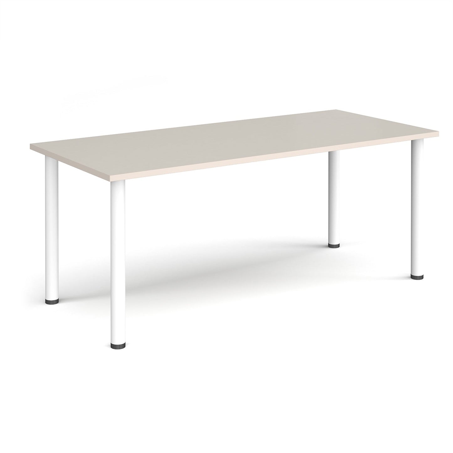 Rectangular radial leg meeting table