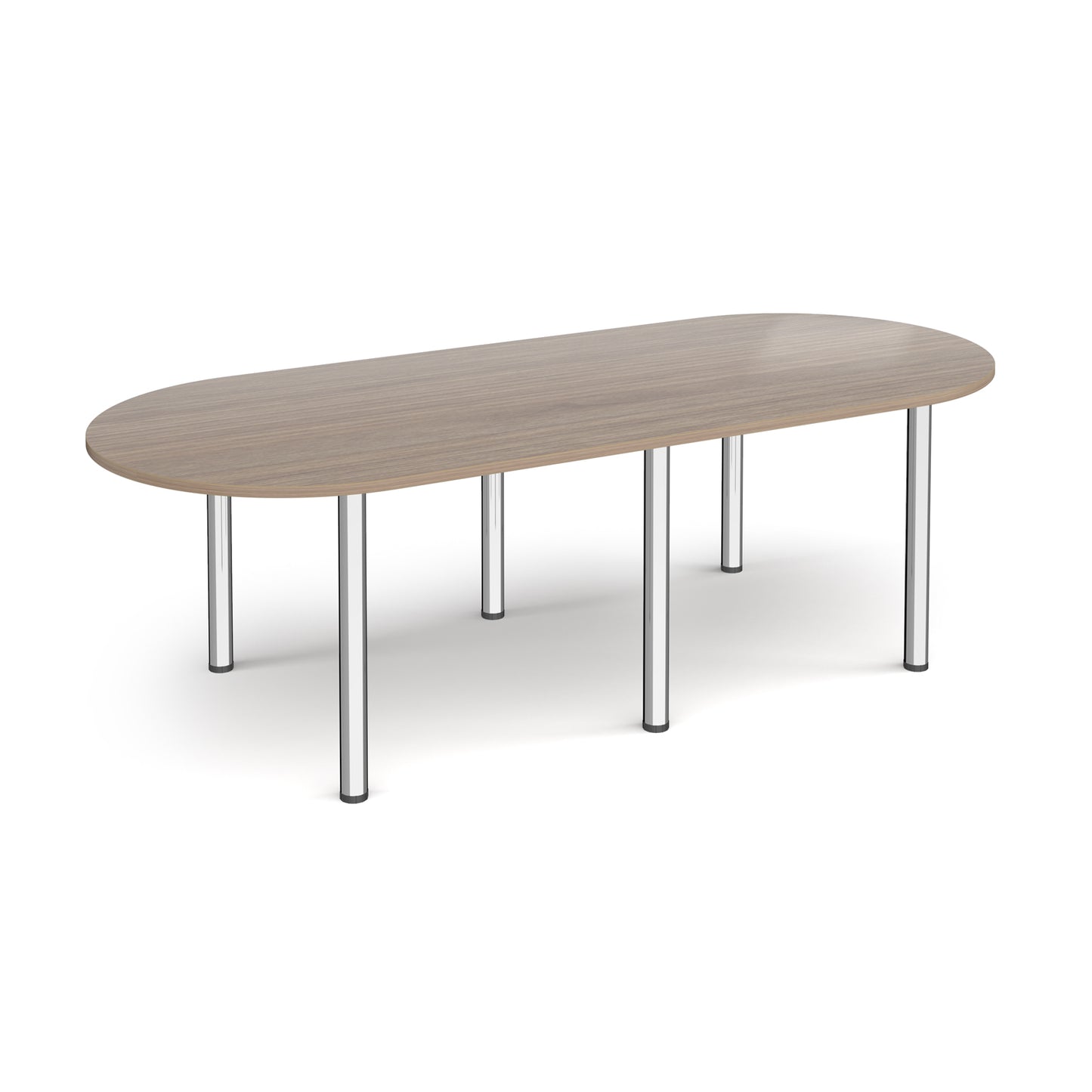 Radial end meeting table with 6 radial legs