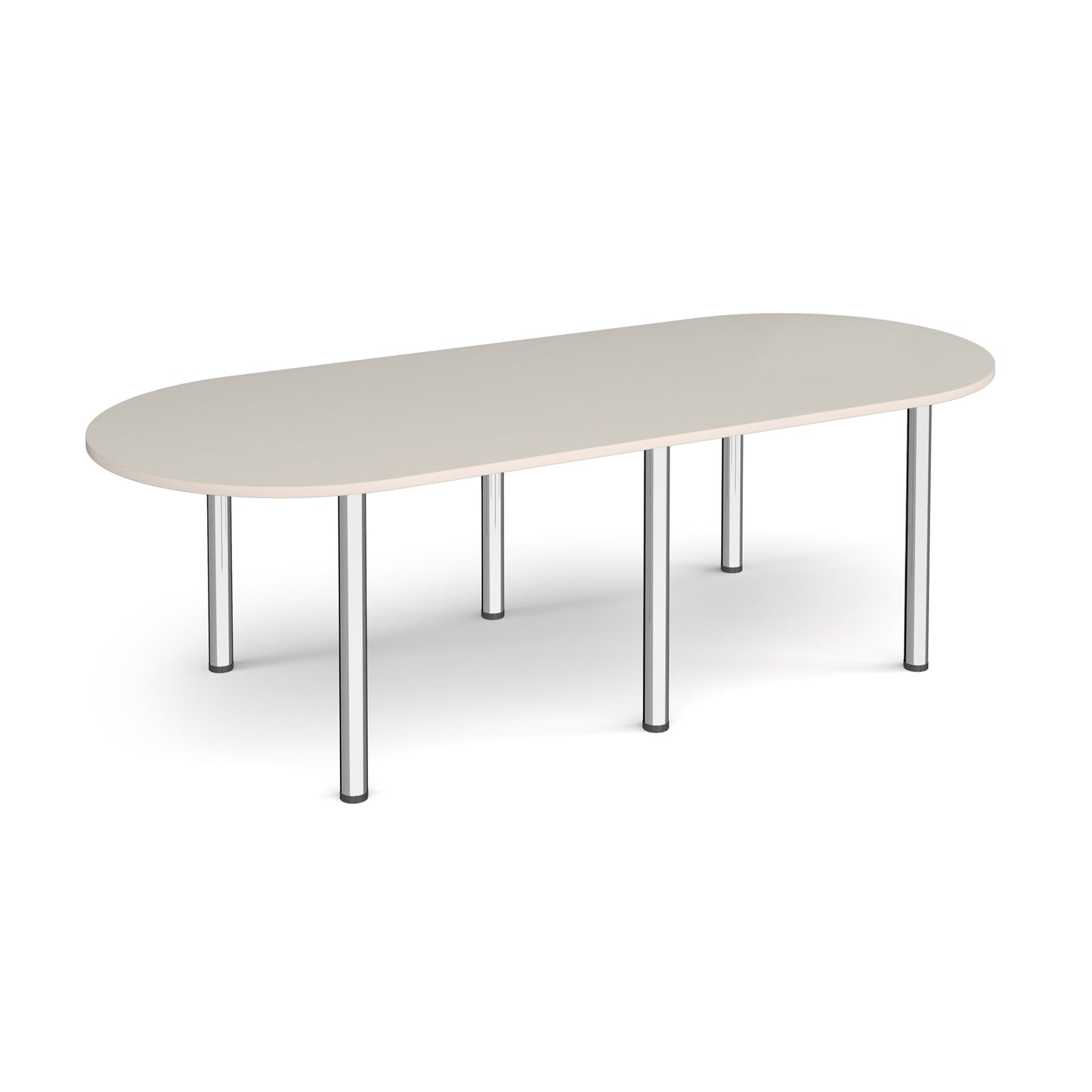 Radial end meeting table with 6 radial legs