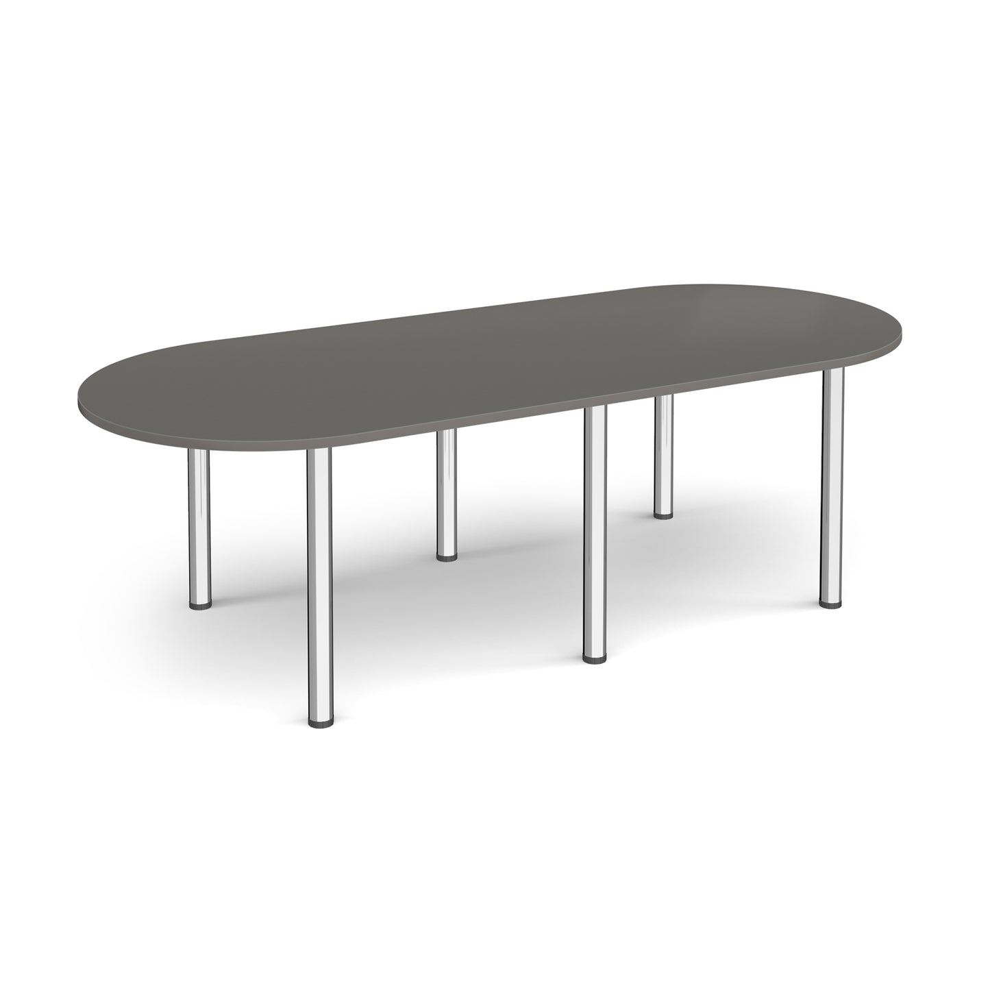 Radial end meeting table with 6 radial legs