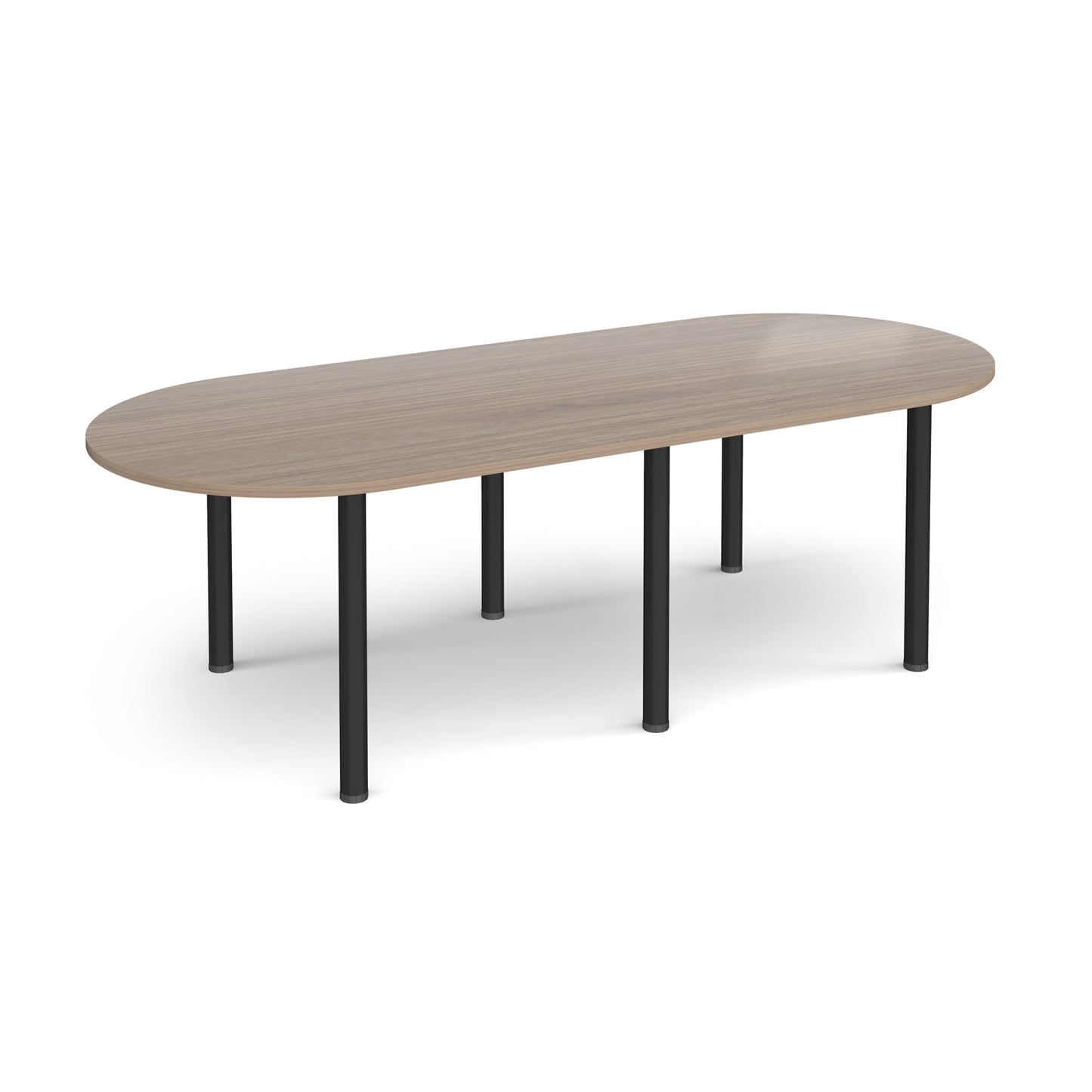 Radial end meeting table with 6 radial legs