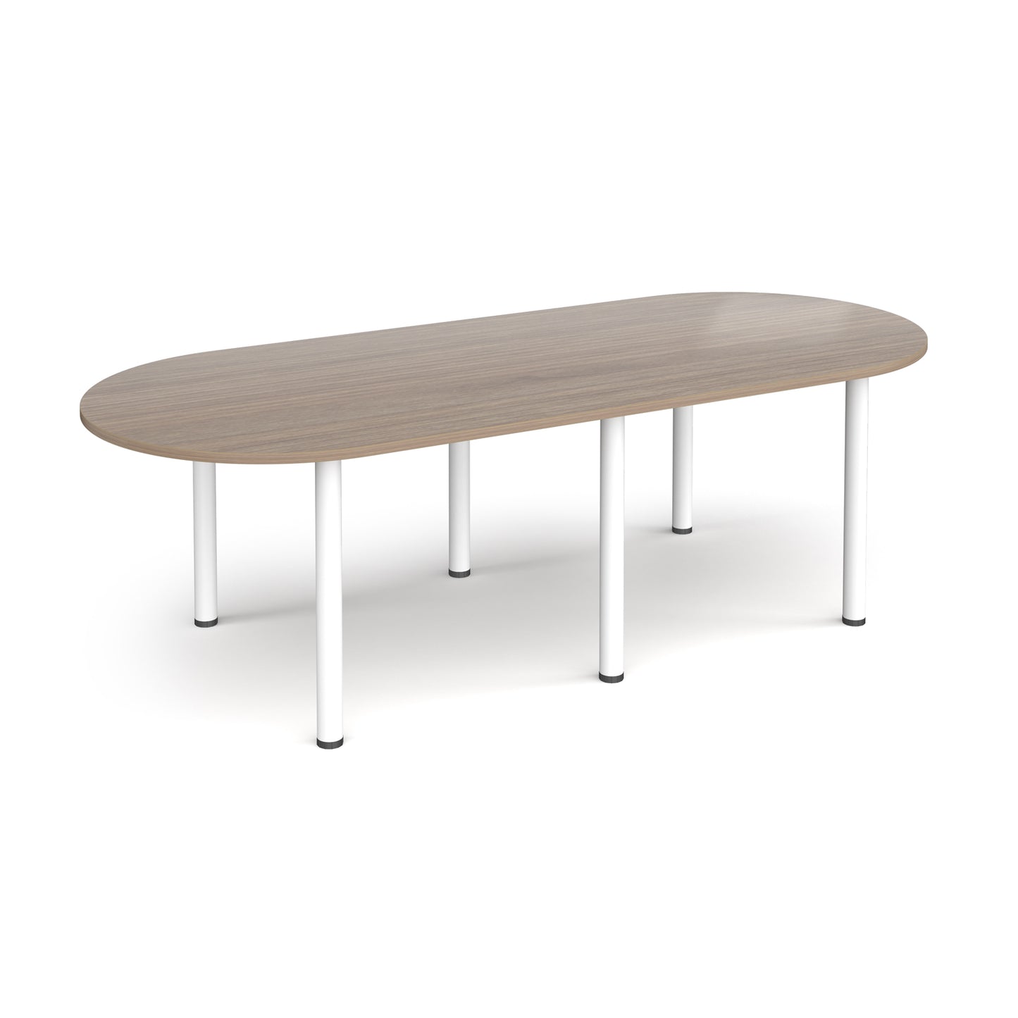 Radial end meeting table with 6 radial legs