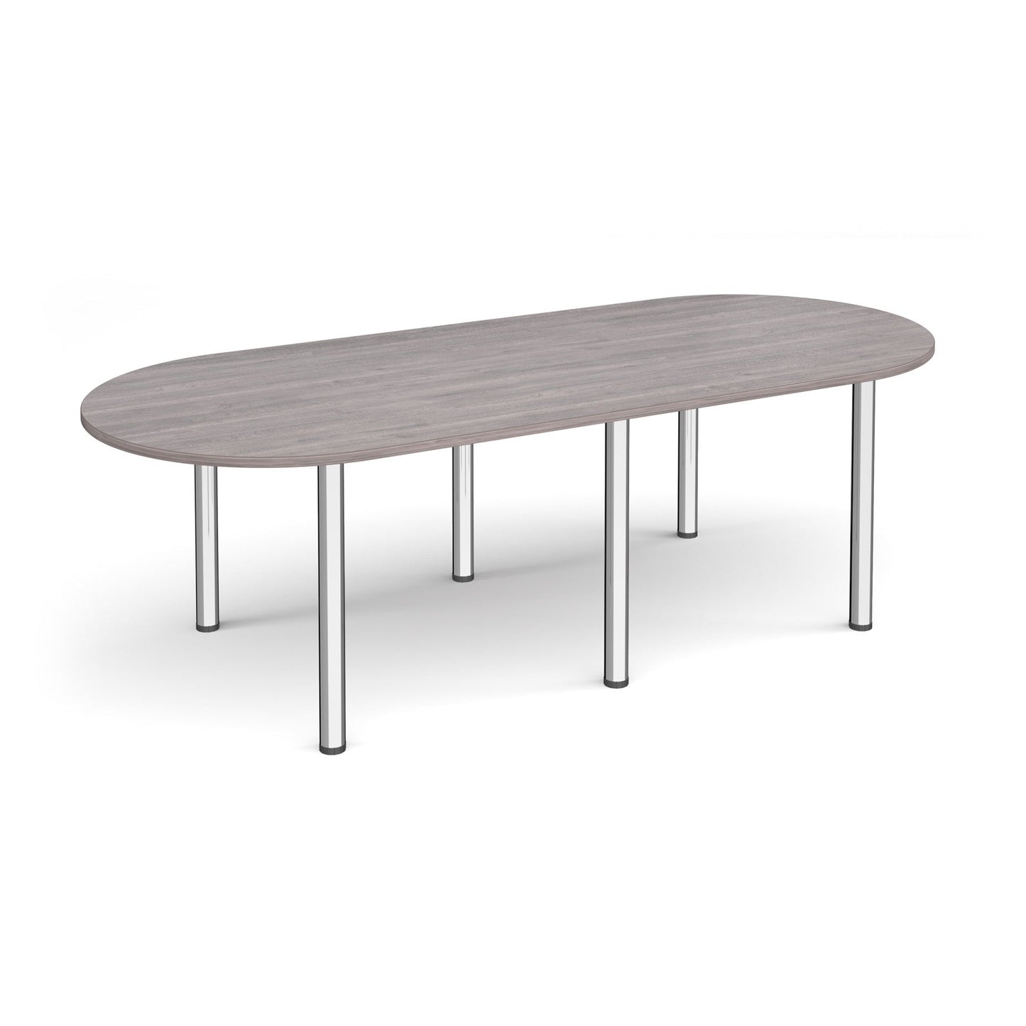 Radial end meeting table with 6 radial legs