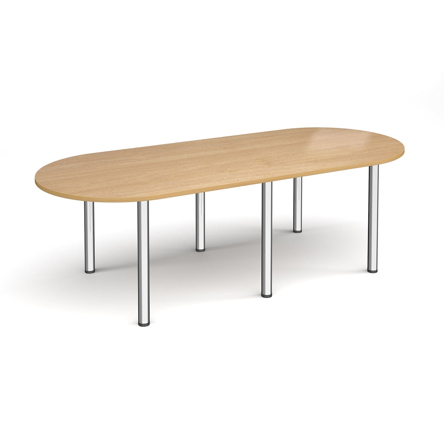 Radial end meeting table with 6 radial legs